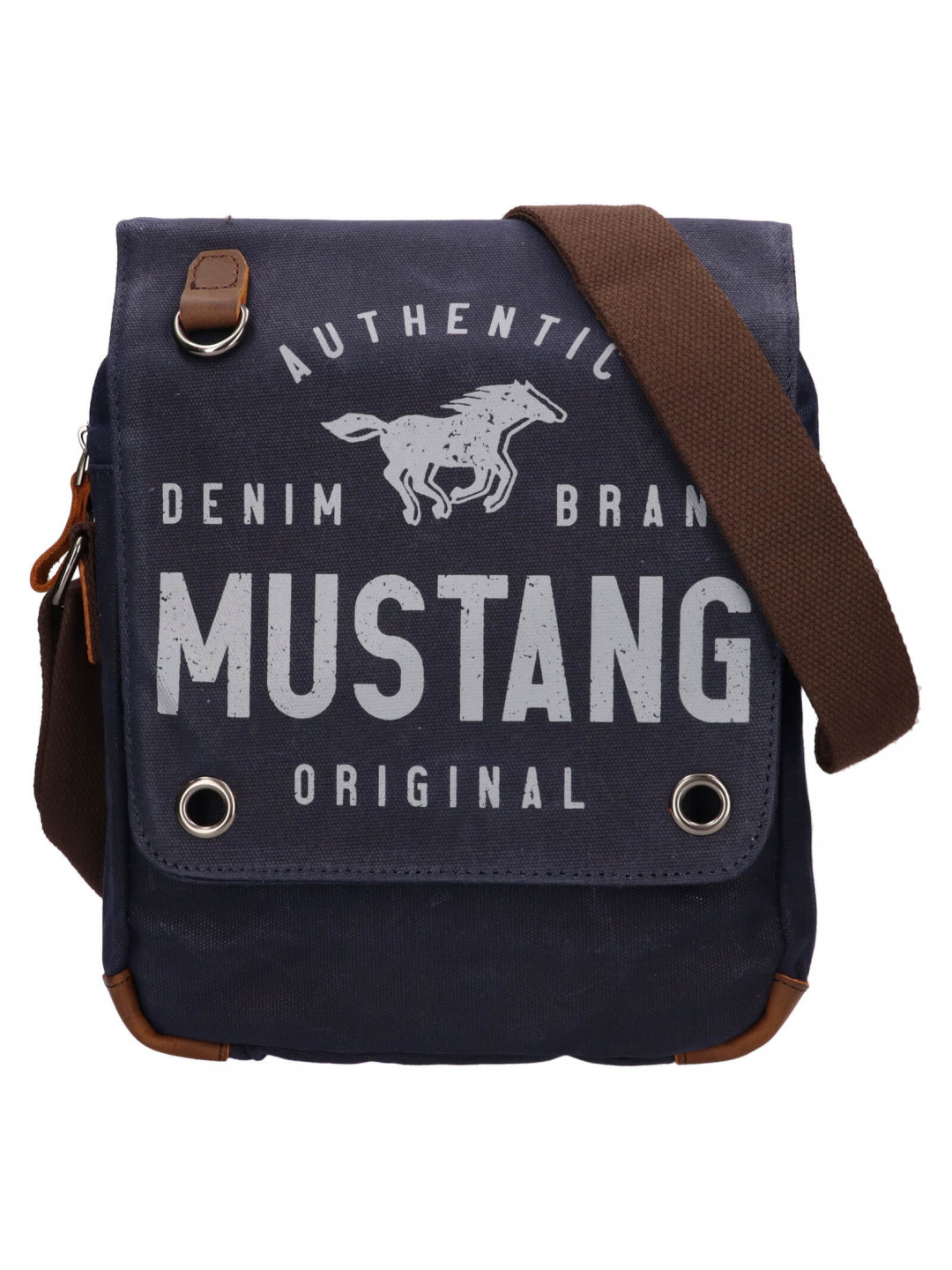 Pánská taška přes rameno Mustang Felip – modrá