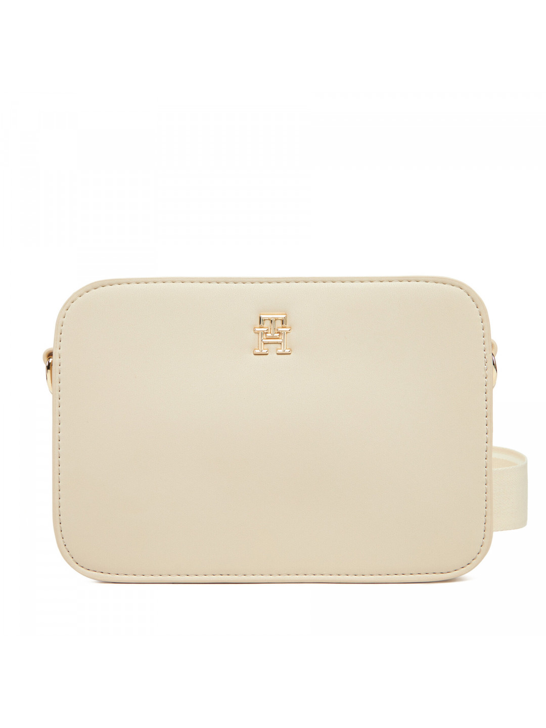 Kabelka Tommy Hilfiger Th Logotape Camera Bag AW0AW17229 Béžová