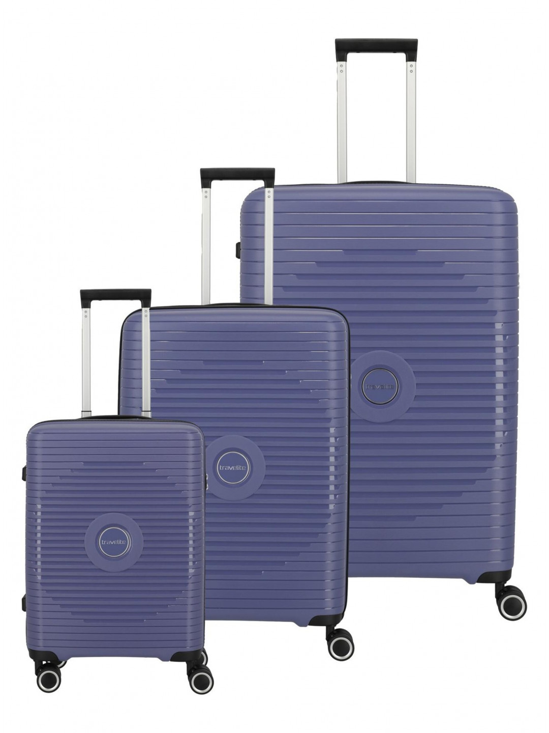 Sada cestovních kufrů Travelite Orbita S M L Purple