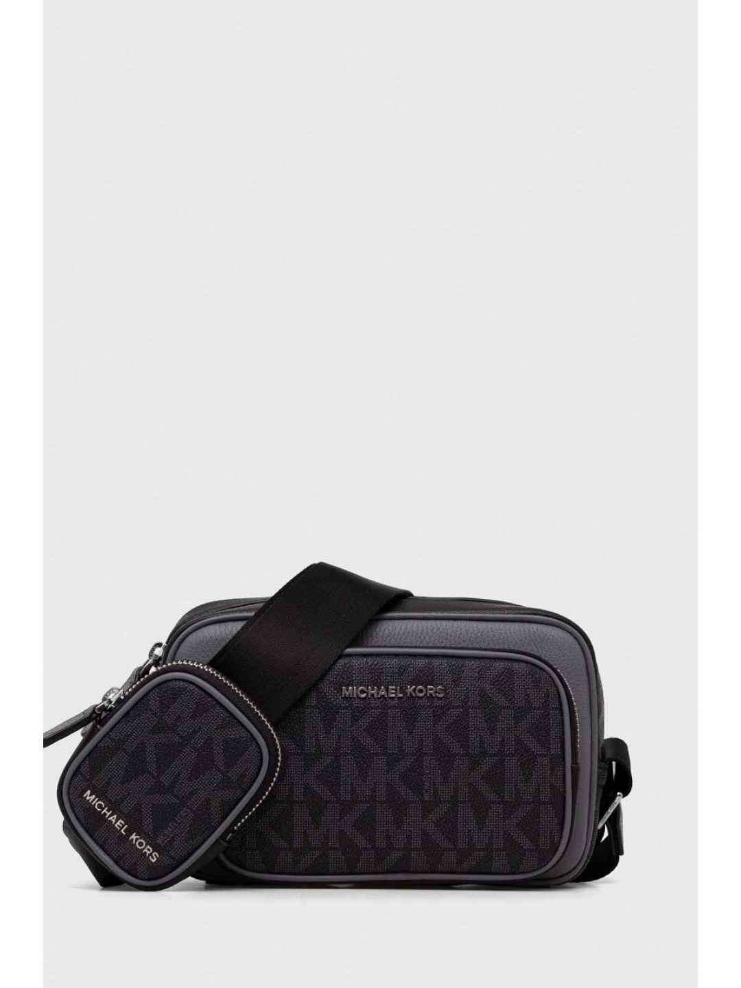 Kožená taška Michael Kors černá barva