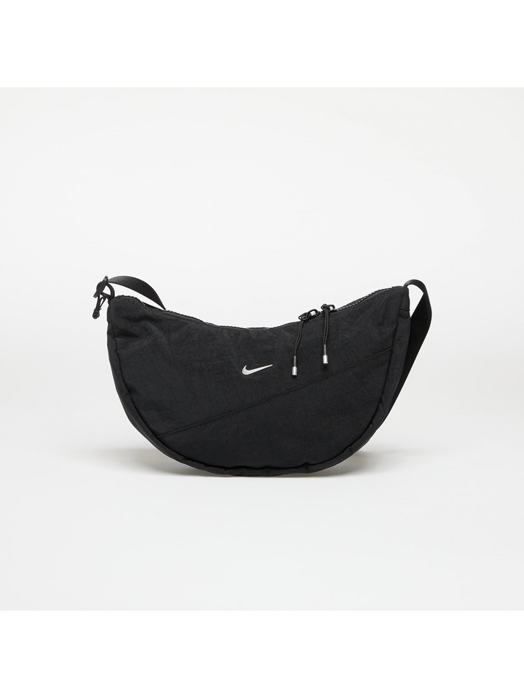 Taška Nike Aura Crescent Crossbody Bag 4L Black Black Matte Silver 4 l
