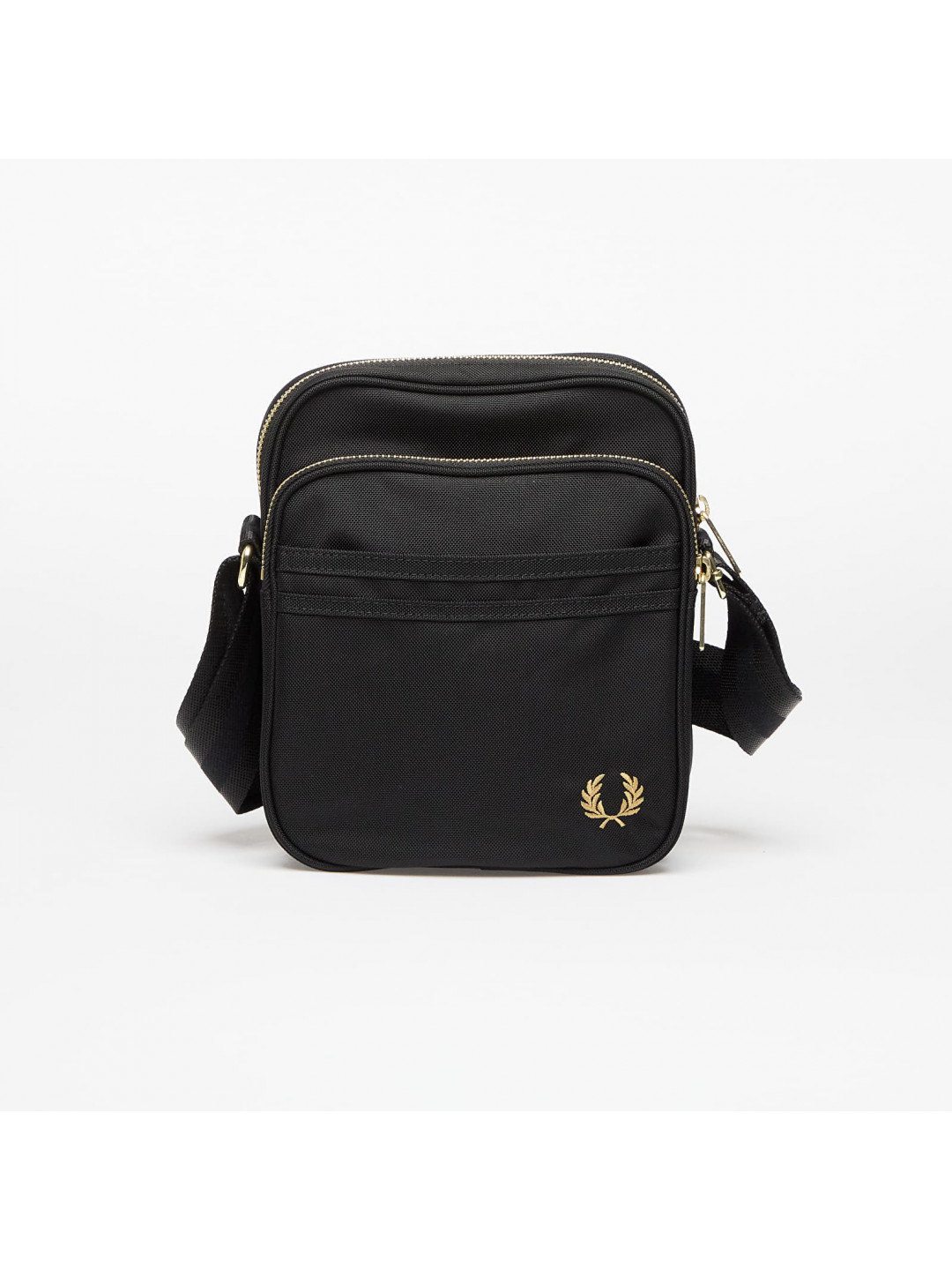 Taška FRED PERRY Textured Nylon Side Bag Black Universal