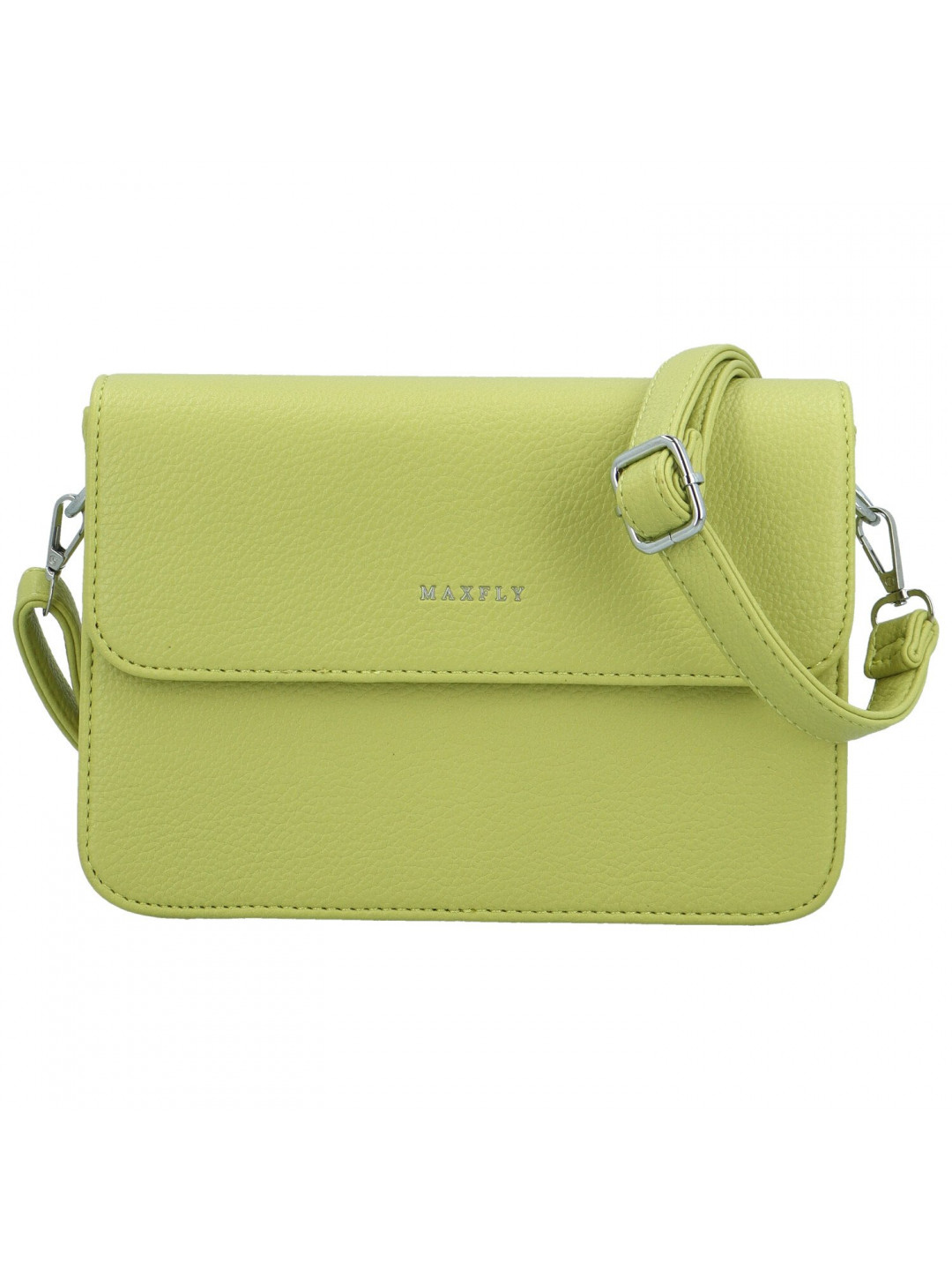 Stylová dámská koženková crossbody kabelka MaxFly Hanele zelená