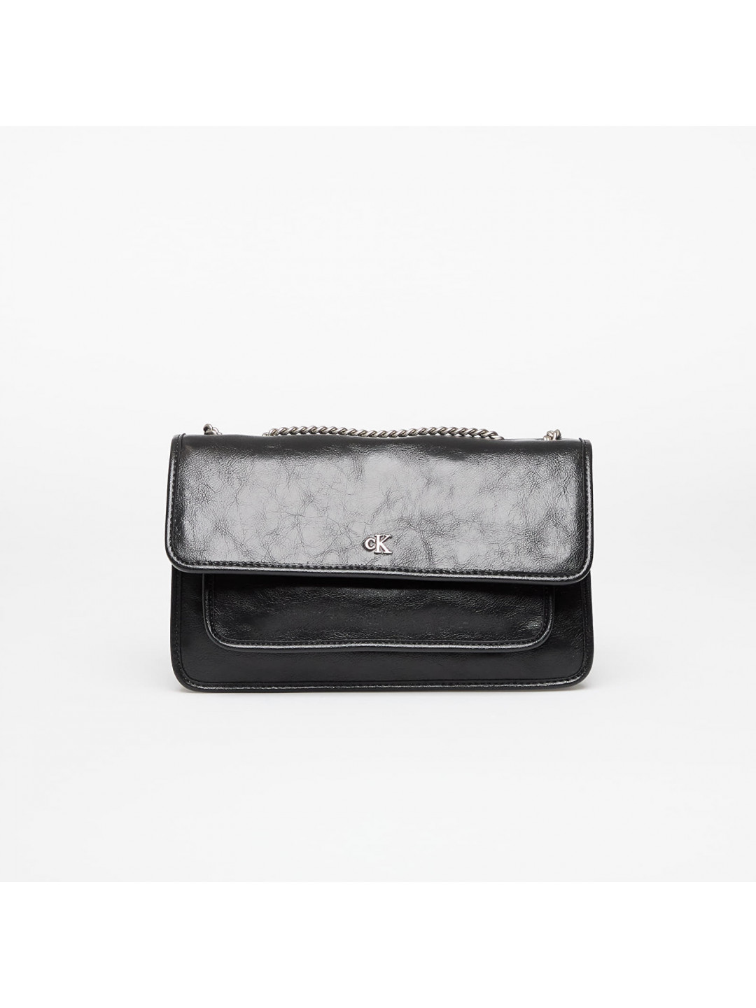 Taška Calvin Klein Jeans Chain Flap Bag Black Universal