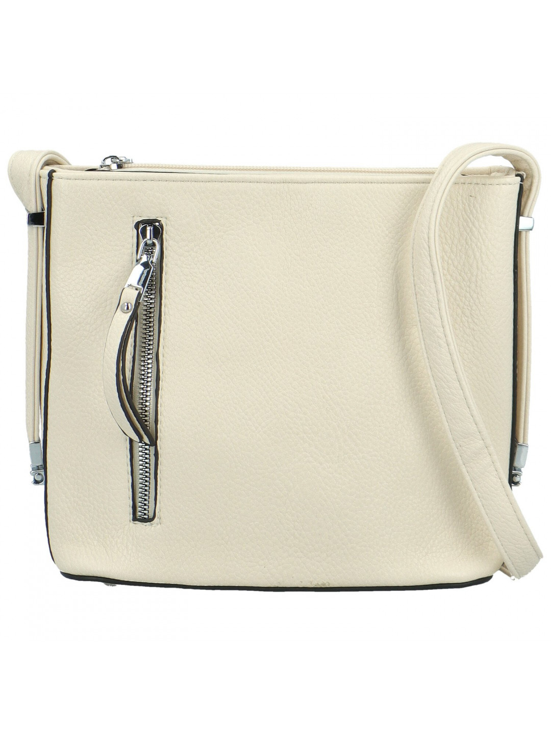 Trendy dámská mini crossbody kabelka Tirila krémová