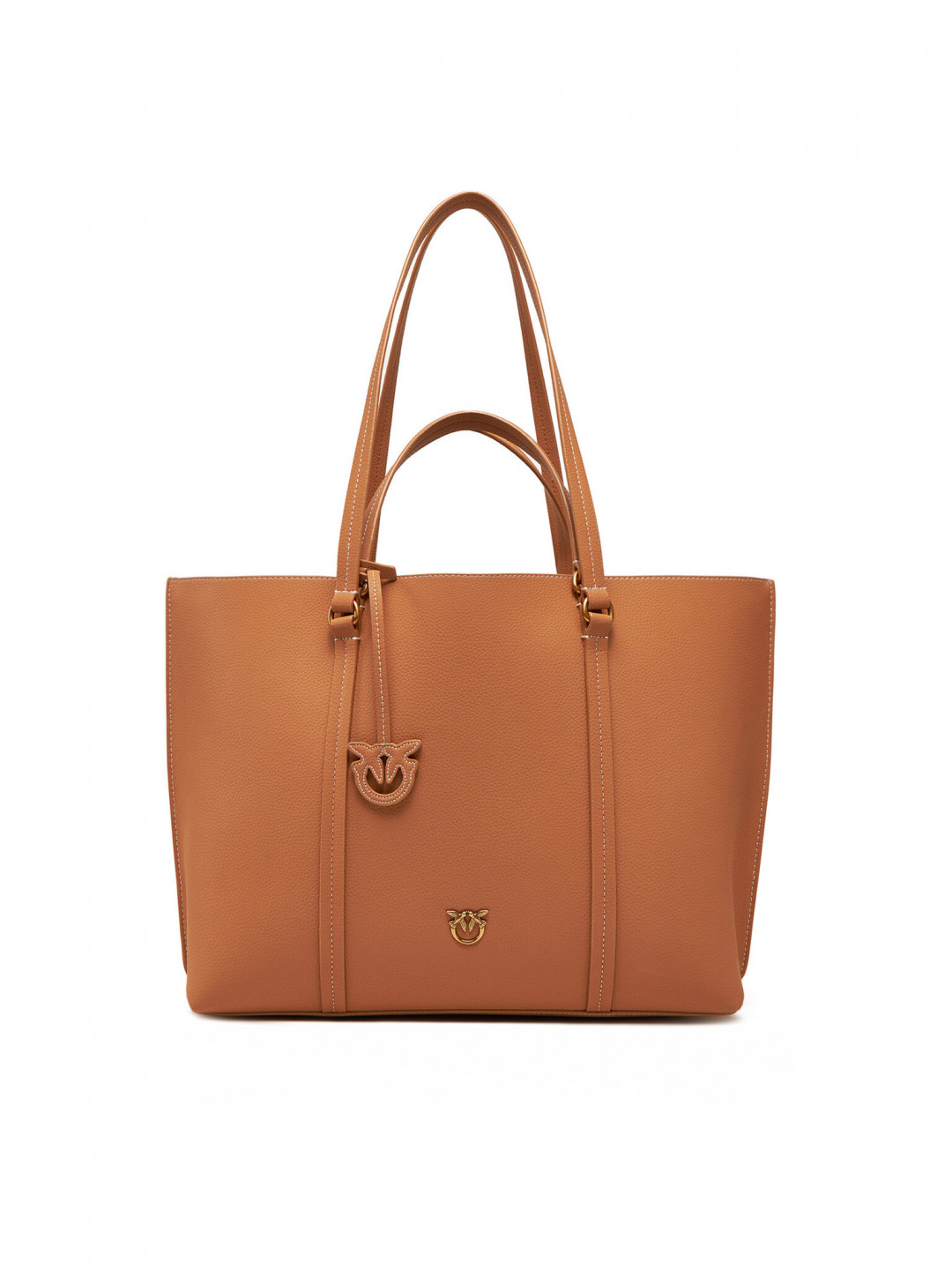 PINKO Kabelka Carrie Shopper Big AI 24-25 PLTT 102832 A1LF Béžová