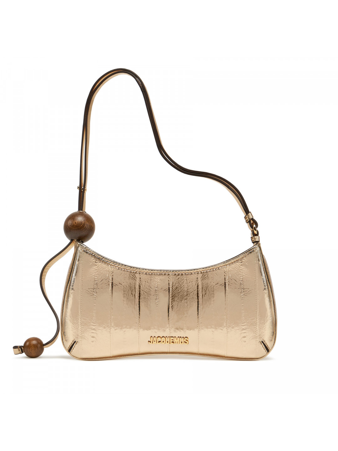 Kabelka JACQUEMUS Le Bisou Perle 24E231BA057-3169 Zlatá