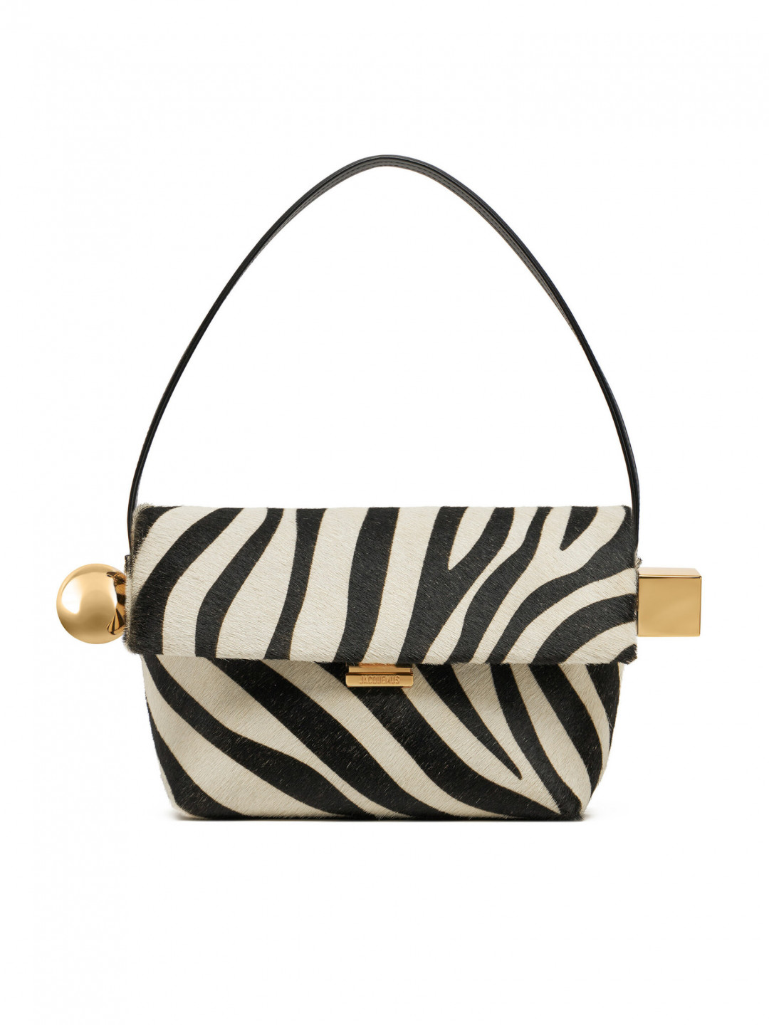 JACQUEMUS Kabelka The Rond Carre 24H243BA383-3209 Bílá