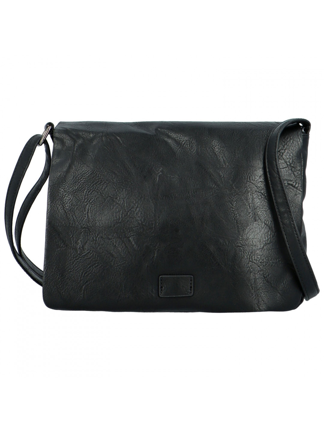 Trendy dámská koženková crossbody kabelka Cassandra černá