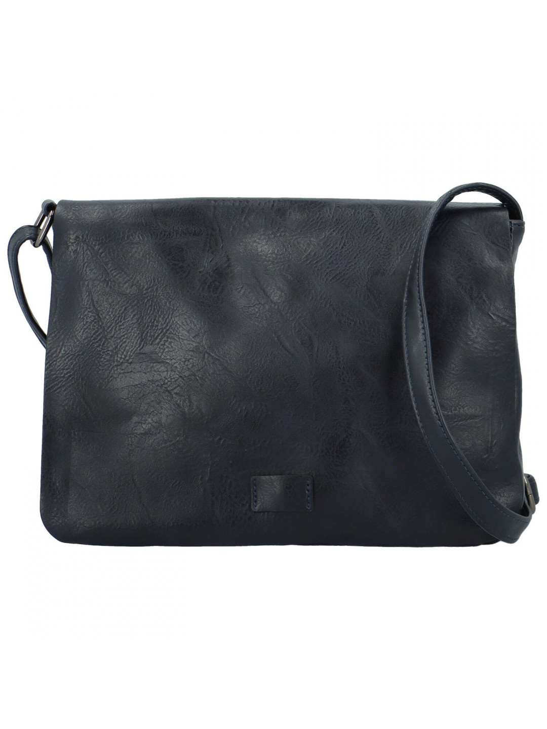 Trendy dámská koženková crossbody kabelka Cassandra tmavě modrá