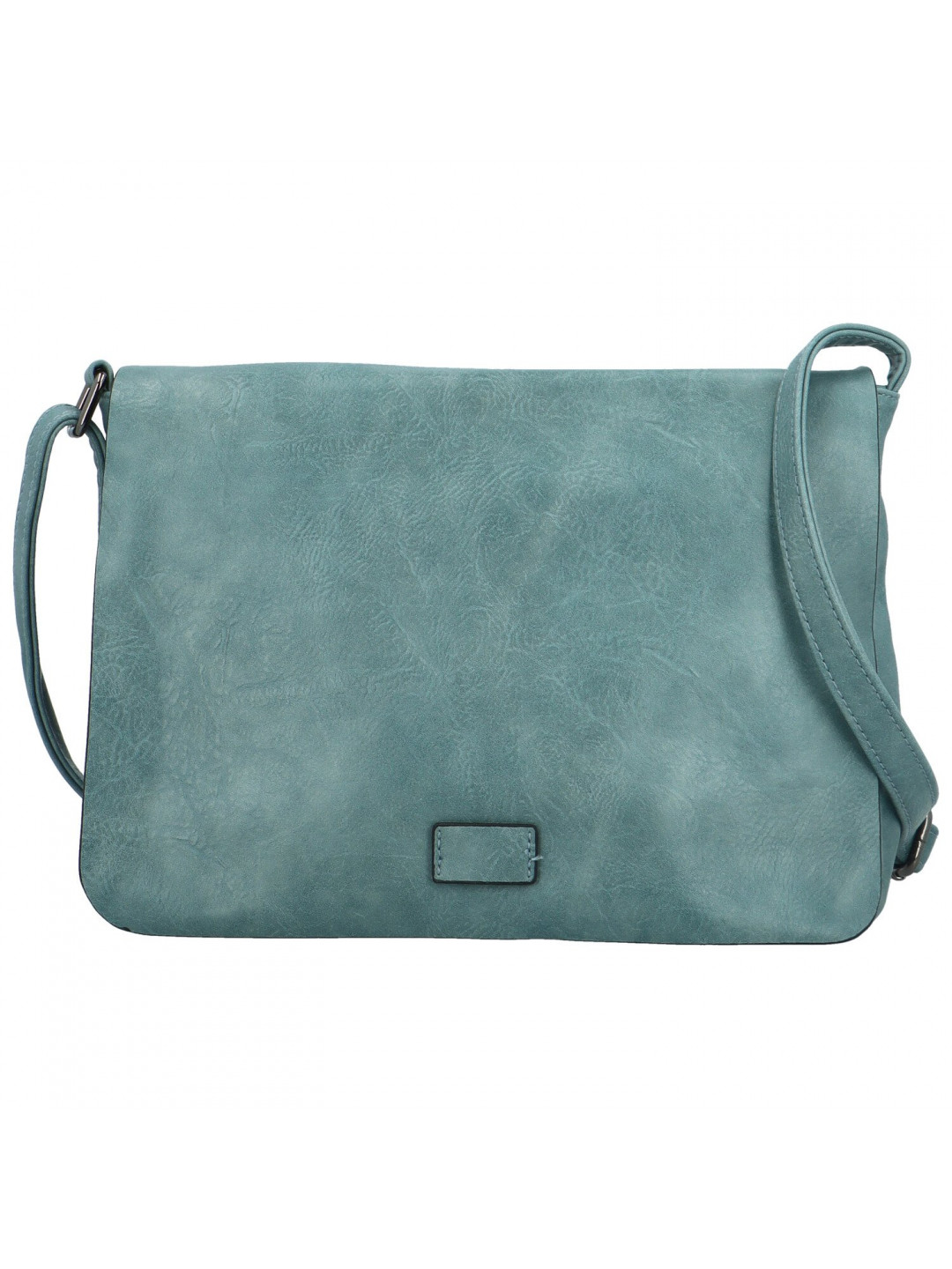 Trendy dámská koženková crossbody kabelka Cassandra džínově modrá
