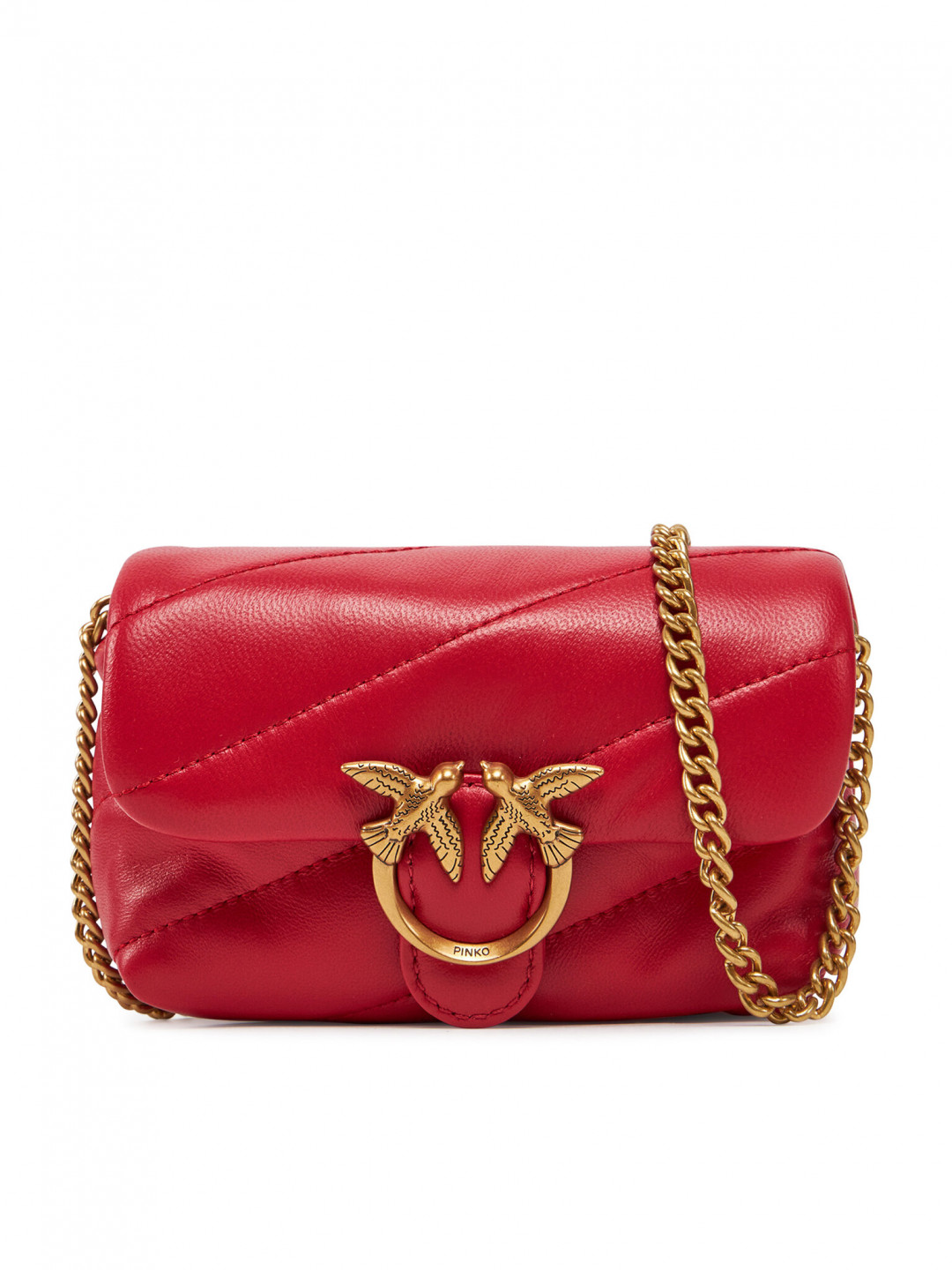 PINKO Kabelka Love Puff Micro C PE 24 PCPL 100041 A0F2 Červená