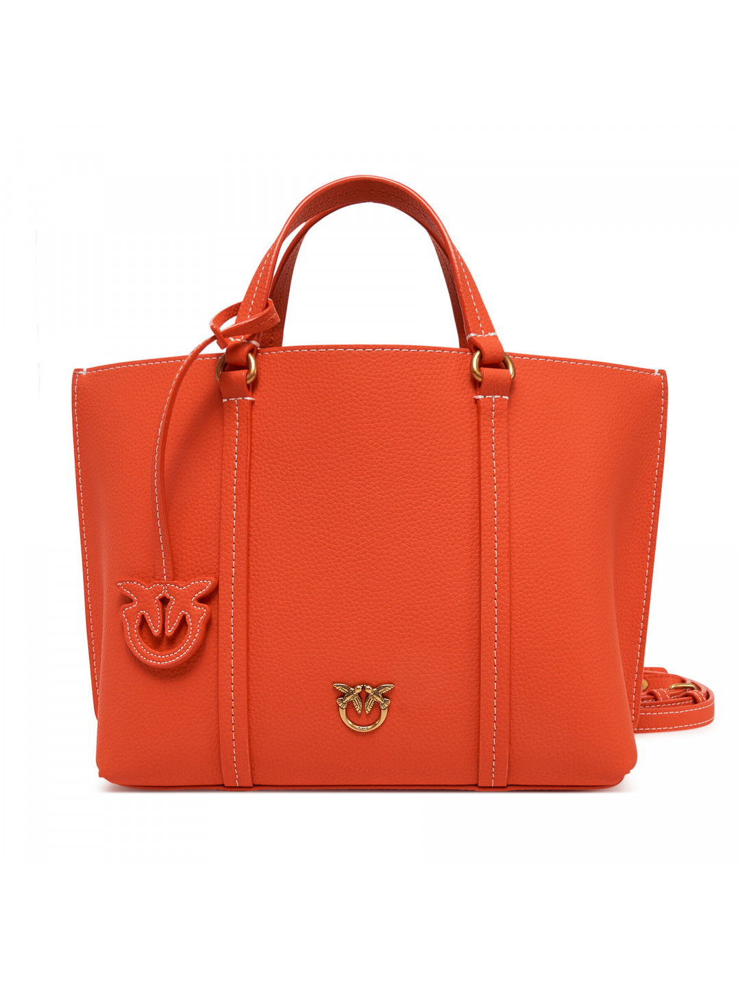 Kabelka PINKO Carrie Shopper Classic AI 24-25 PLTT 102833 Červená
