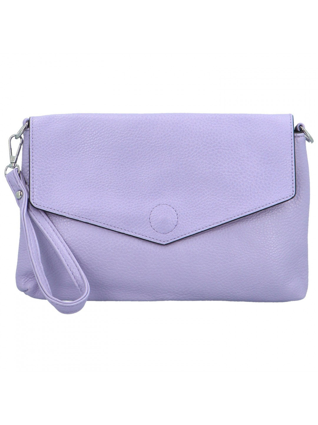 Stylová dámská koženková crossbody kabelka Loren fialová