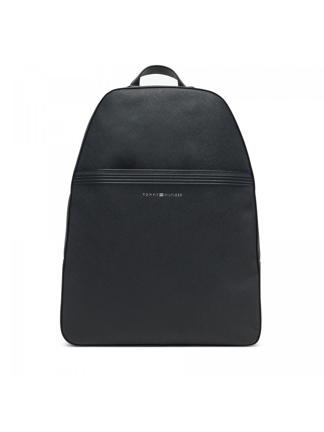 Batoh Tommy Hilfiger Th Business Leather Backpack AM0AM13213 Černá
