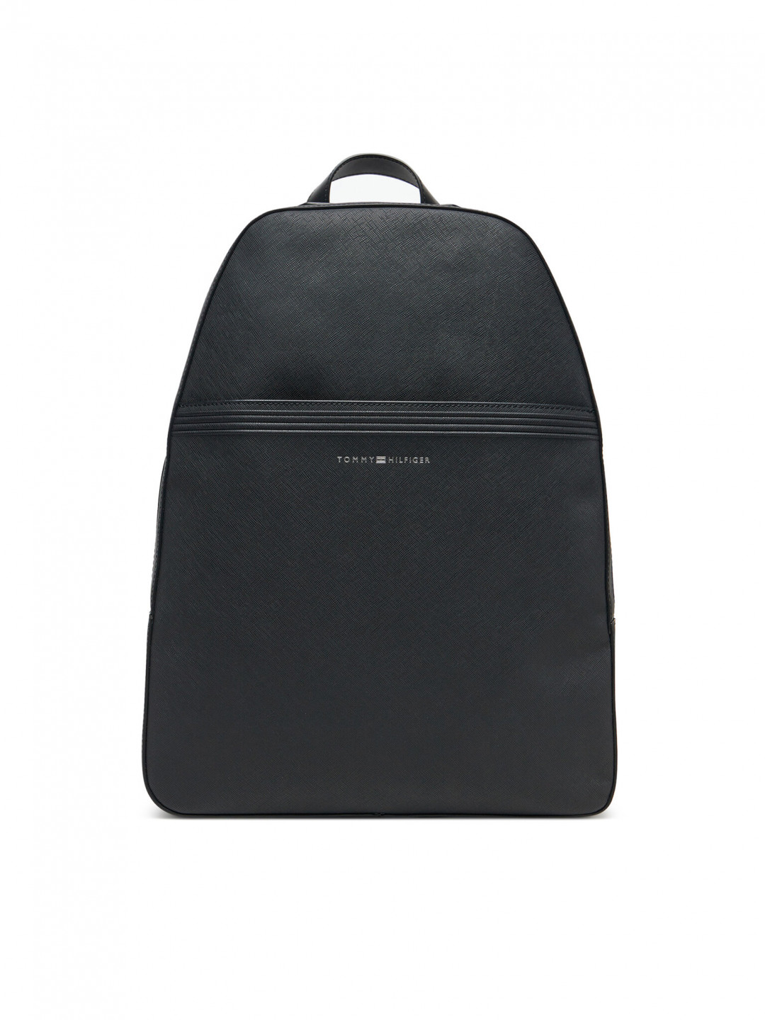 Tommy Hilfiger Batoh Th Business Leather Backpack AM0AM13213 Černá