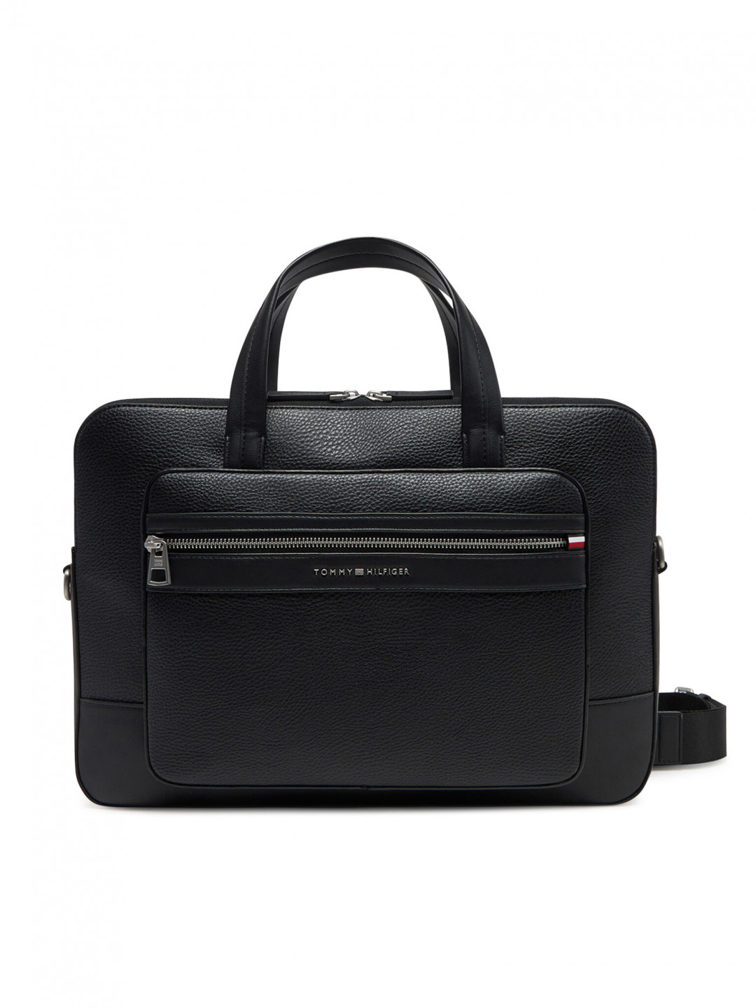 Tommy Hilfiger Brašna na notebook Th Central Computer Bag AM0AM13203 Černá