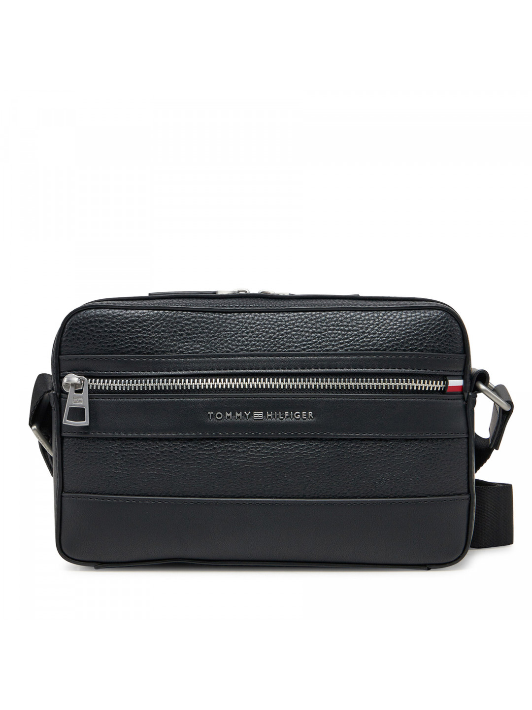 Brašna Tommy Hilfiger Th Central Ew Reporter AM0AM13207 Černá