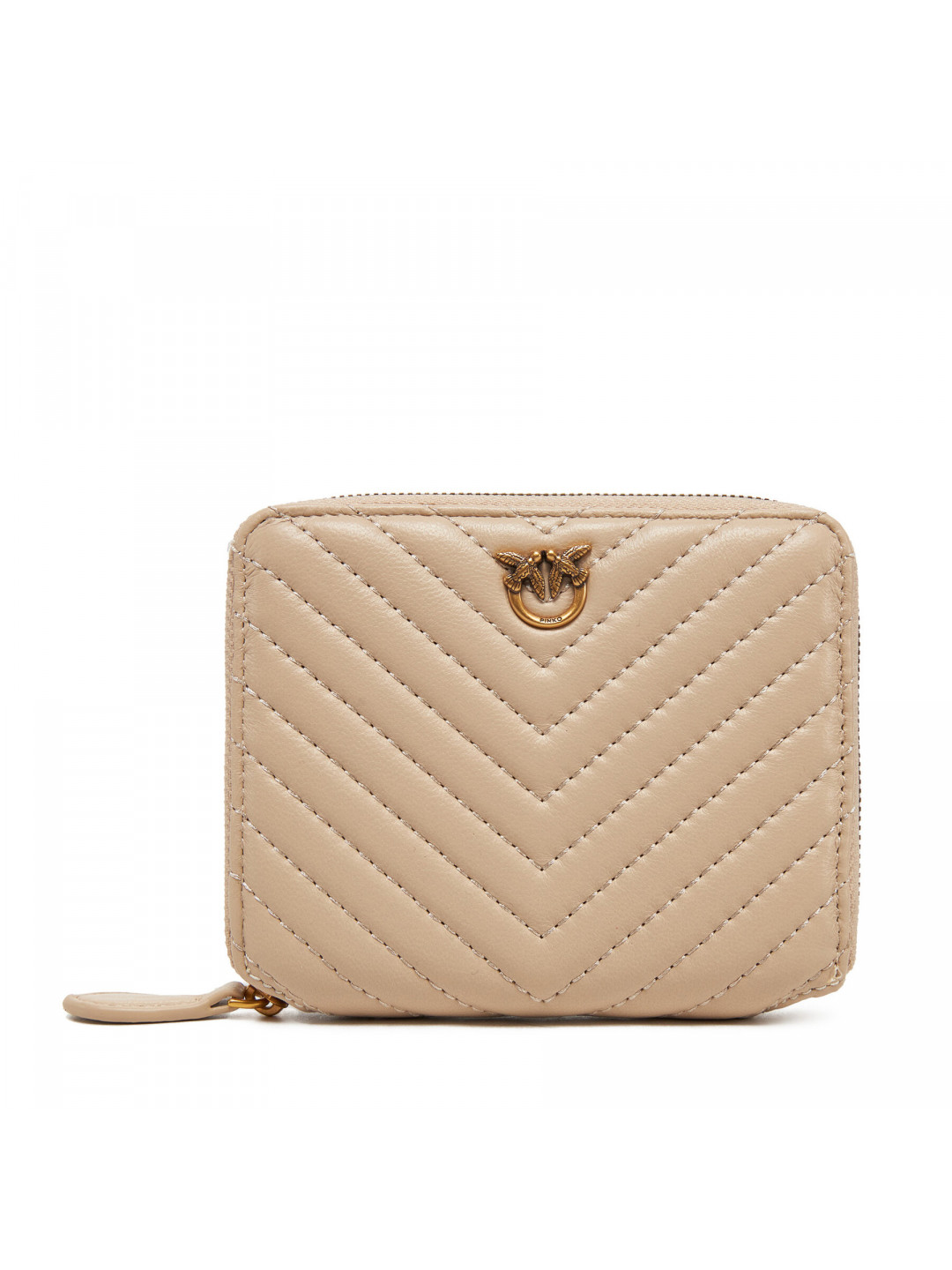 Velká dámská peněženka PINKO Taylor Zip Around PE 23 PCPL 100249 A0GK Béžová
