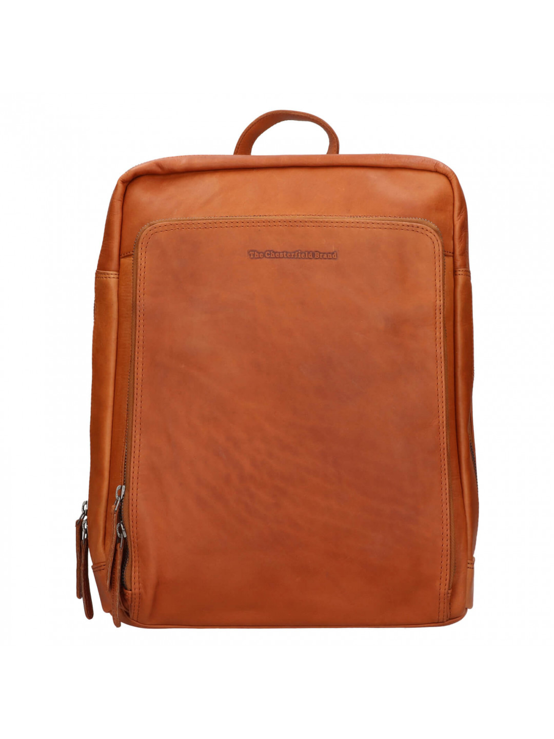 Kožený business batoh na notebook The Chesterfield Brand Lincoln – koňak