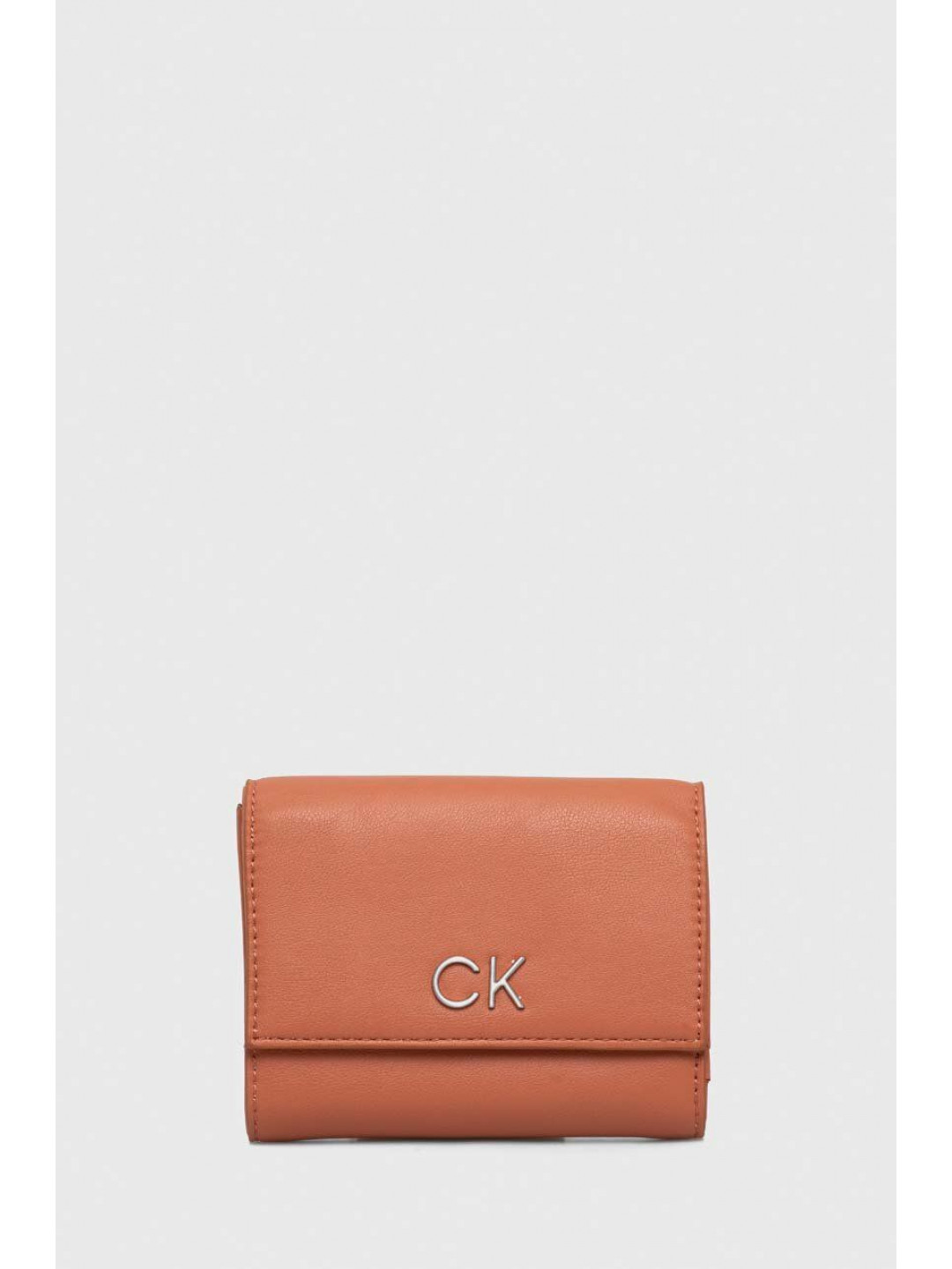 Peněženka Calvin Klein oranžová barva K60K608994