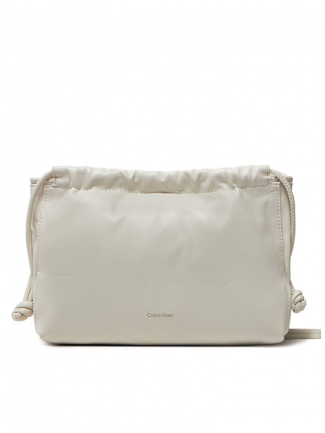 Calvin Klein Jeans Kabelka Drawstring Crossbody26 LV04K3060G Écru
