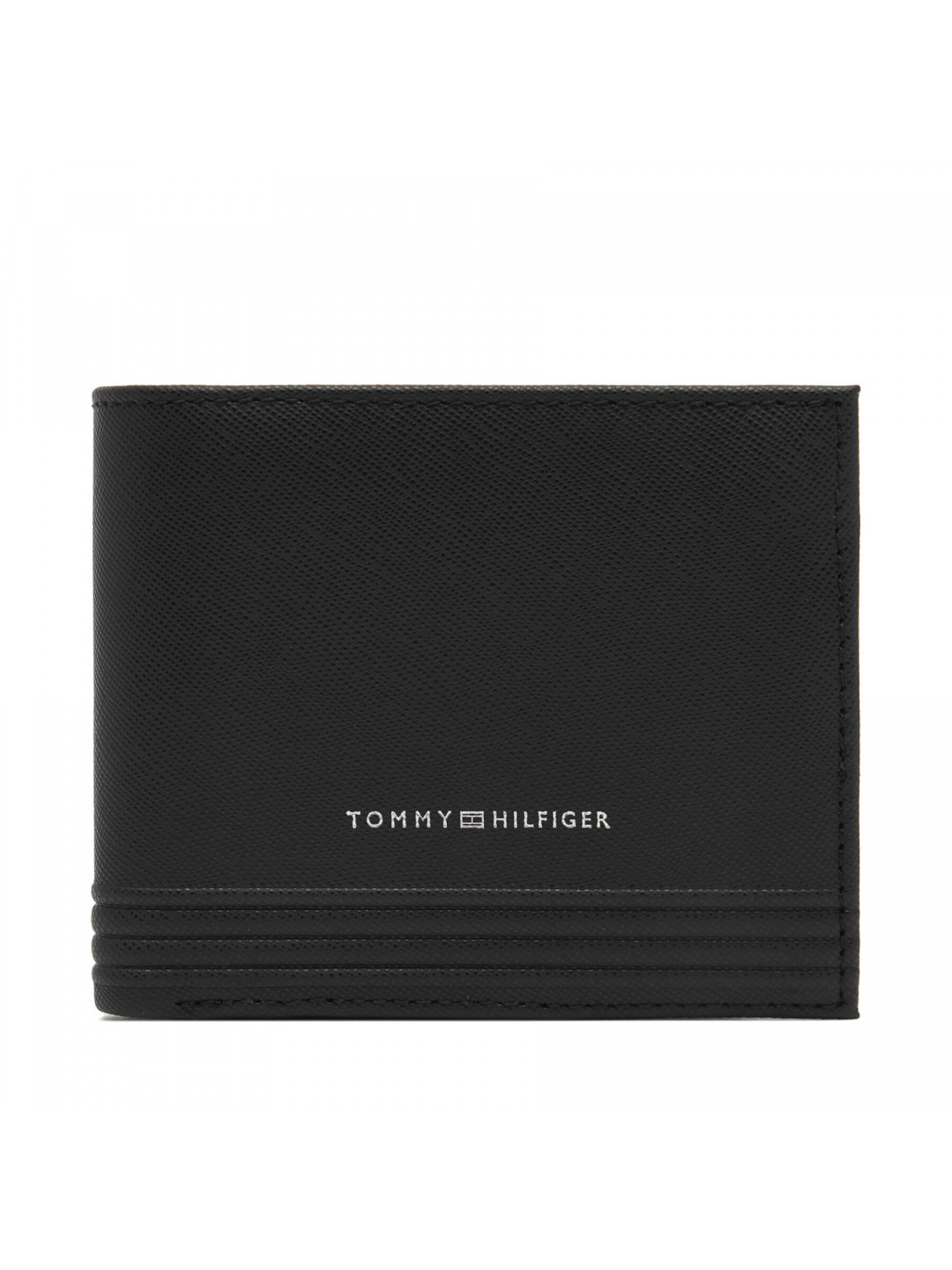 Velká pánská peněženka Tommy Hilfiger Th Business Cc Flap And Coin AM0AM13260 Černá