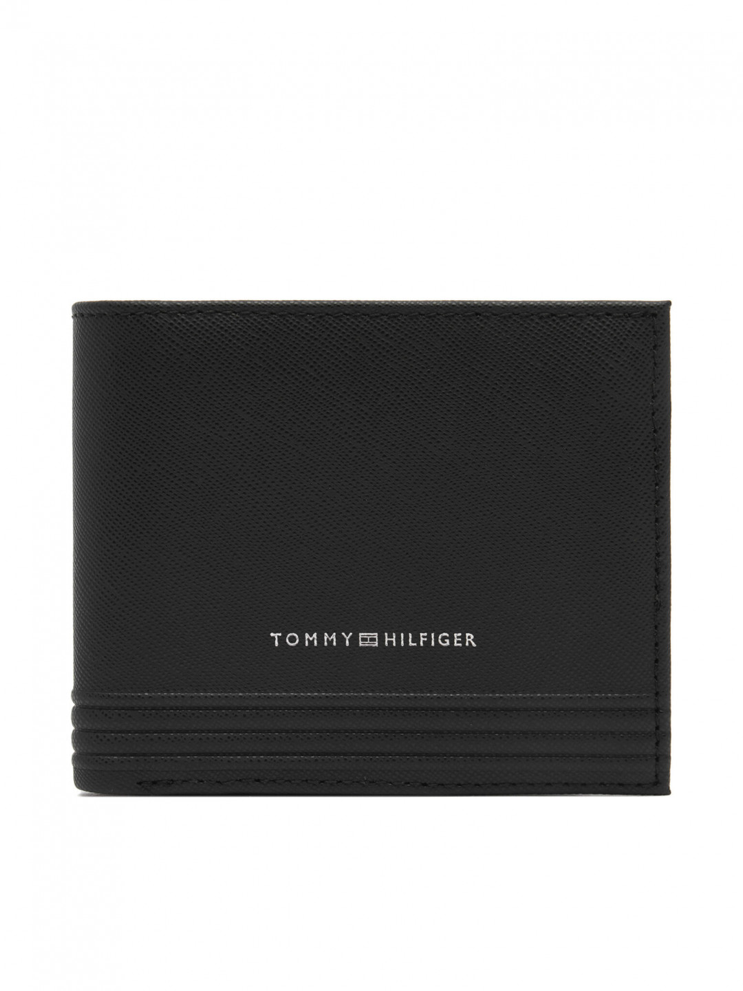 Tommy Hilfiger Velká pánská peněženka Th Business Cc Flap And Coin AM0AM13260 Černá
