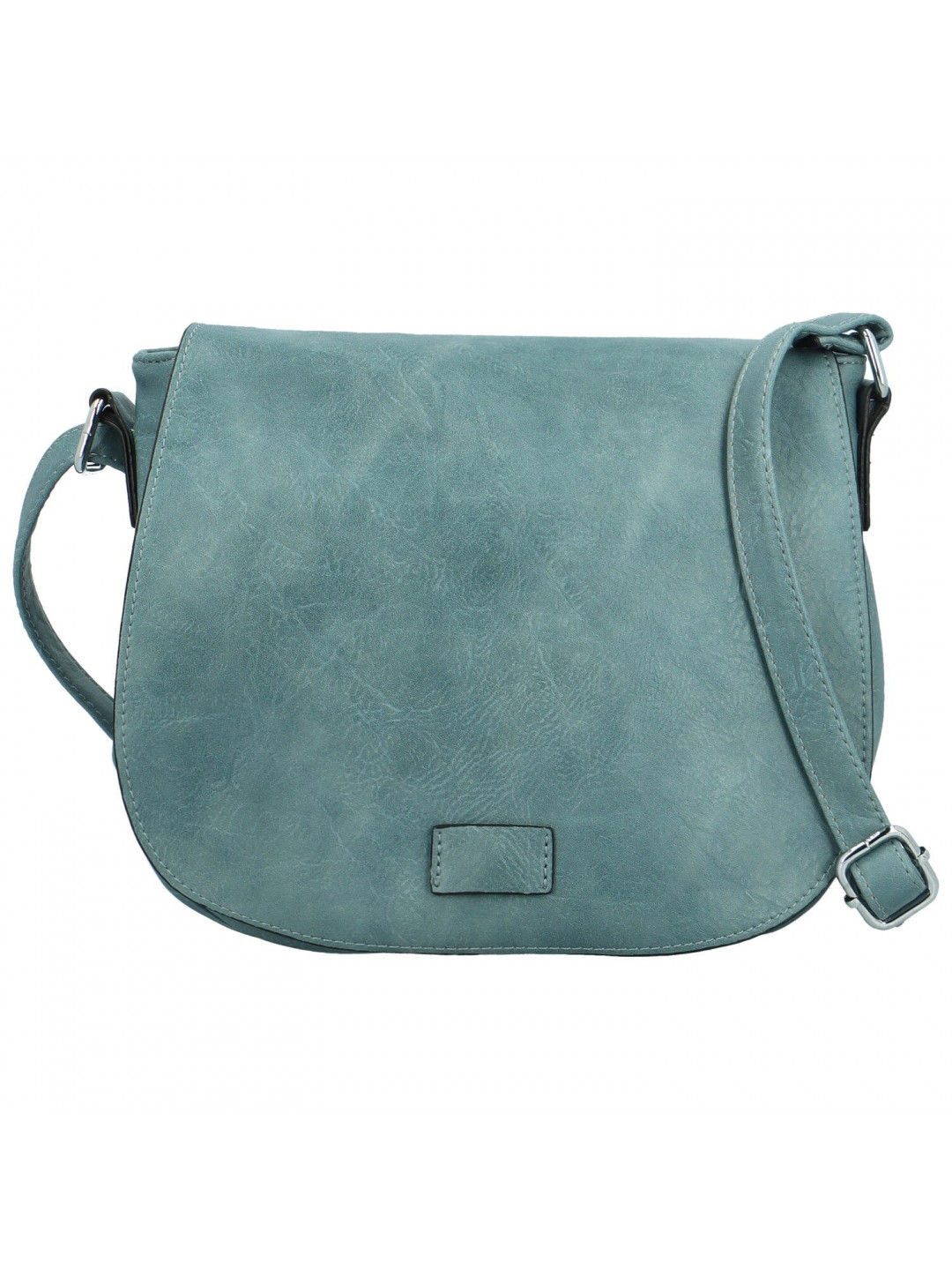Trendy dámská crossbody s velkou klopou Rashida new džínově modrá
