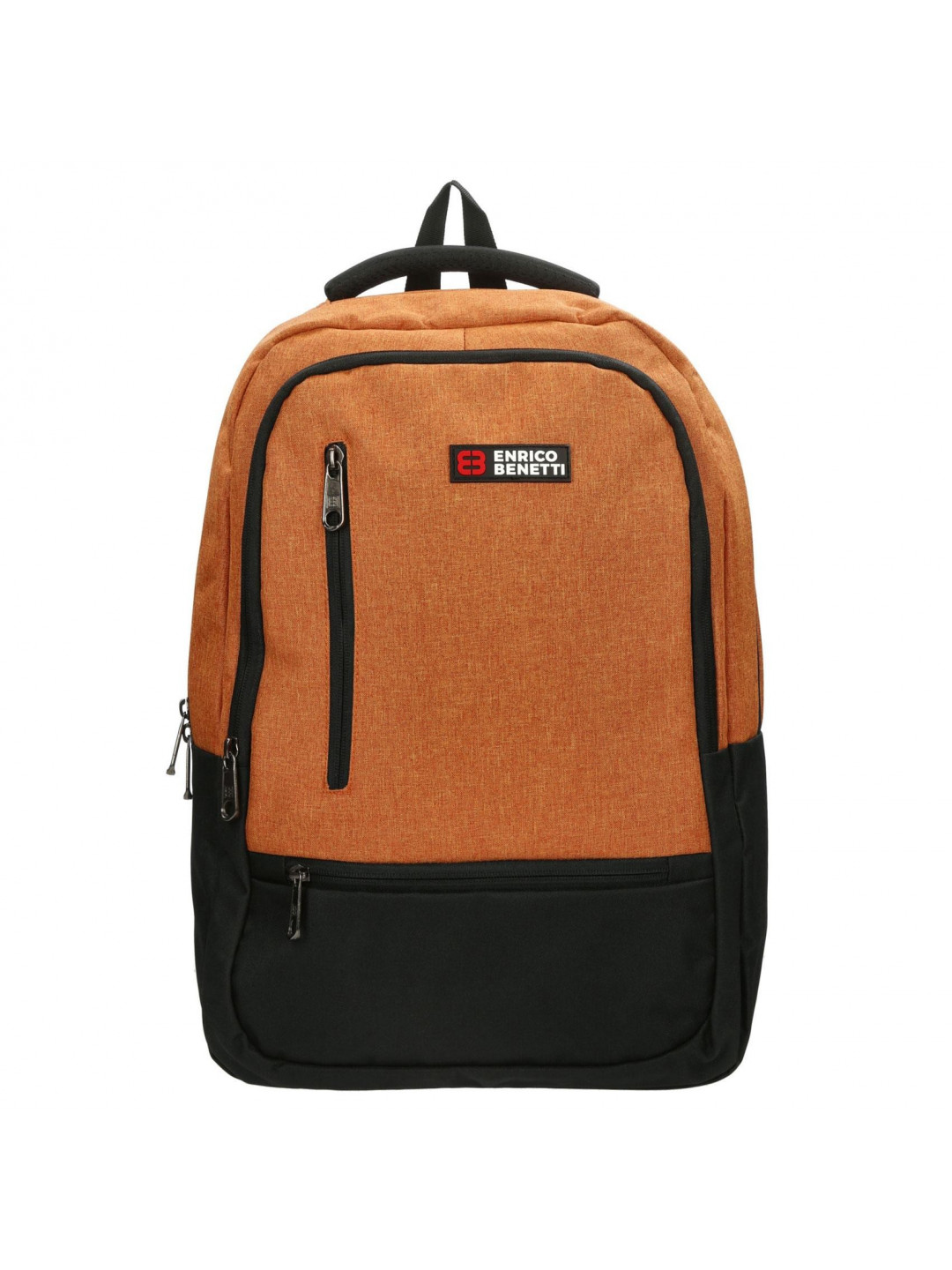 Moderní pánský batoh Enrico Benetti Ledok – oranžová