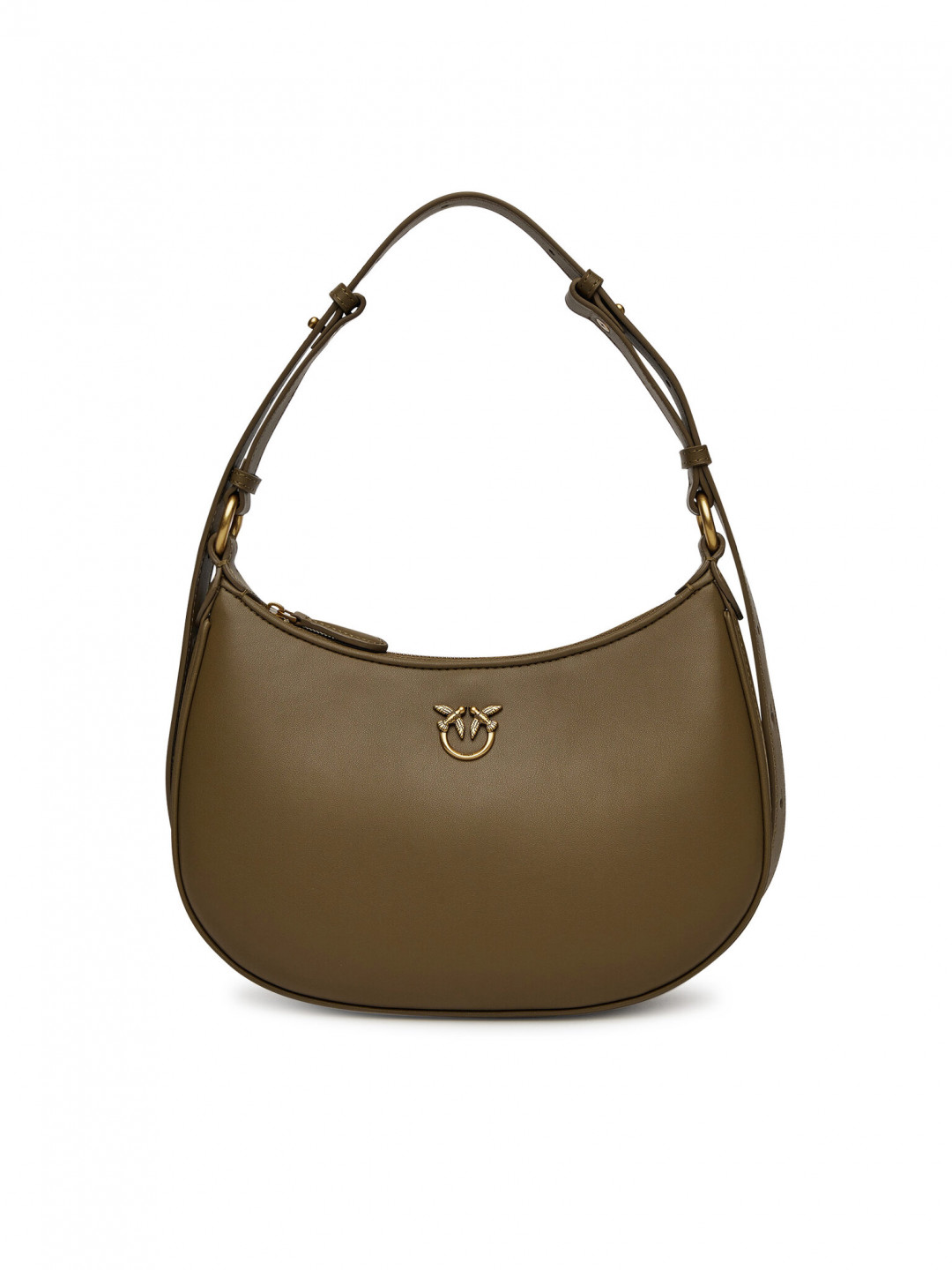 PINKO Kabelka Half Moon Mini AI 23-24 PLTT 101523 A11Q Hnědá