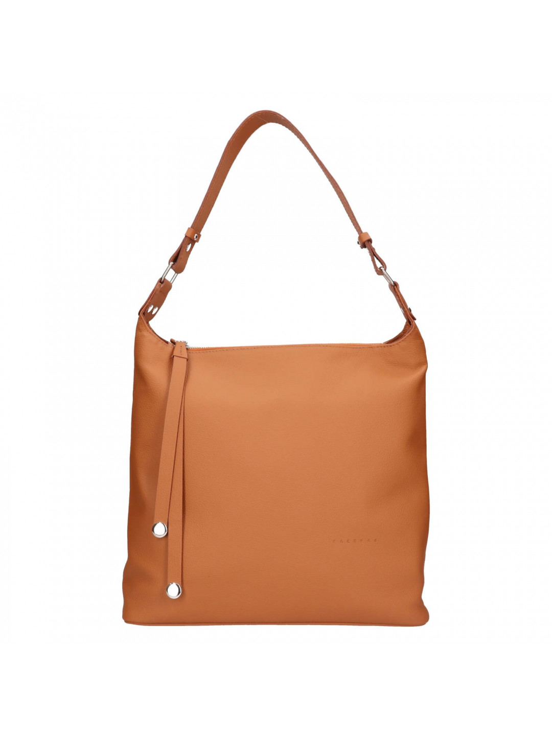 Dámská kožená kabelka Facebag Filonna – hnědá