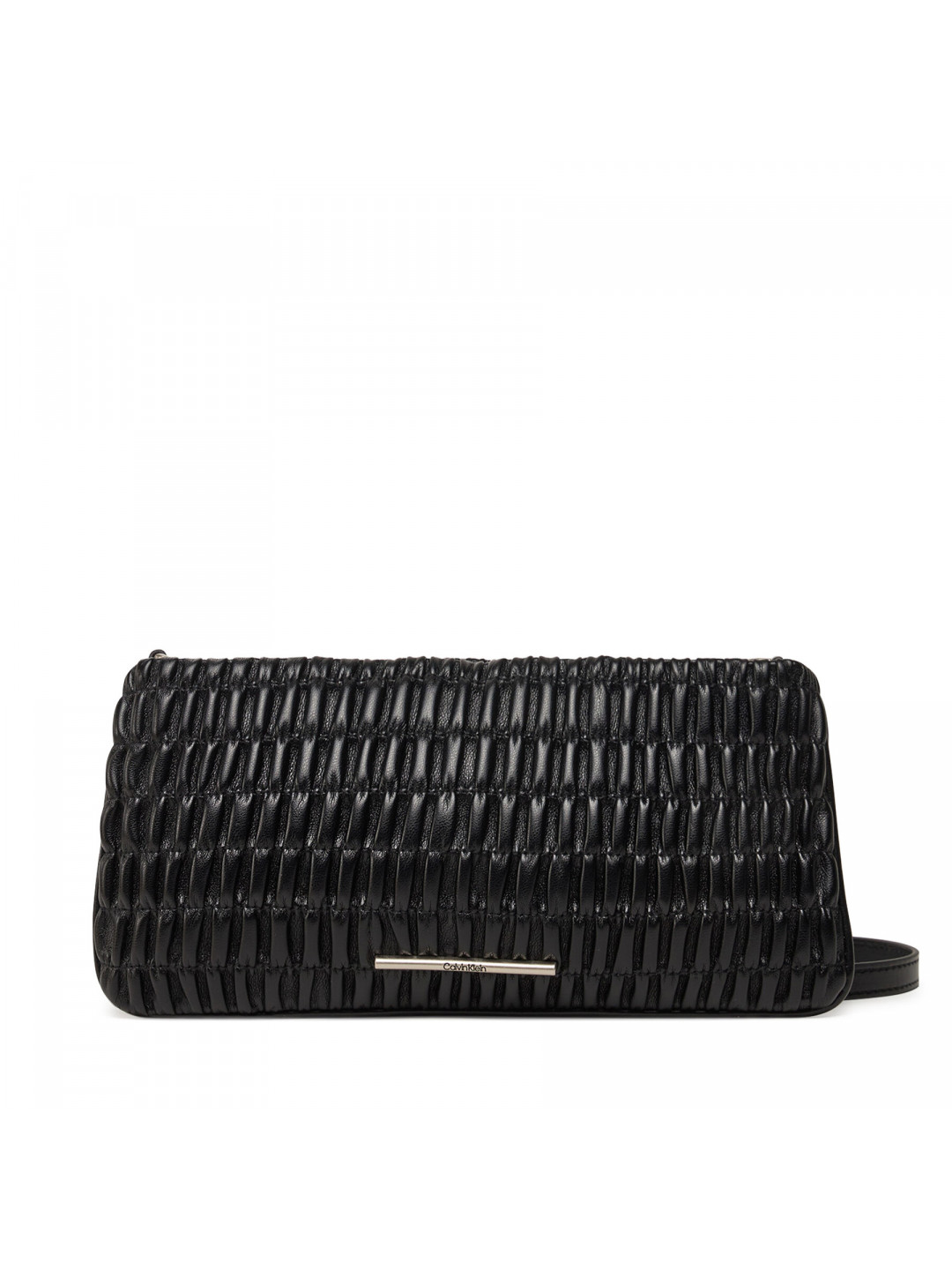 Kabelka Calvin Klein Jeans Rouched Zip Top Bag LV04K3090G Černá