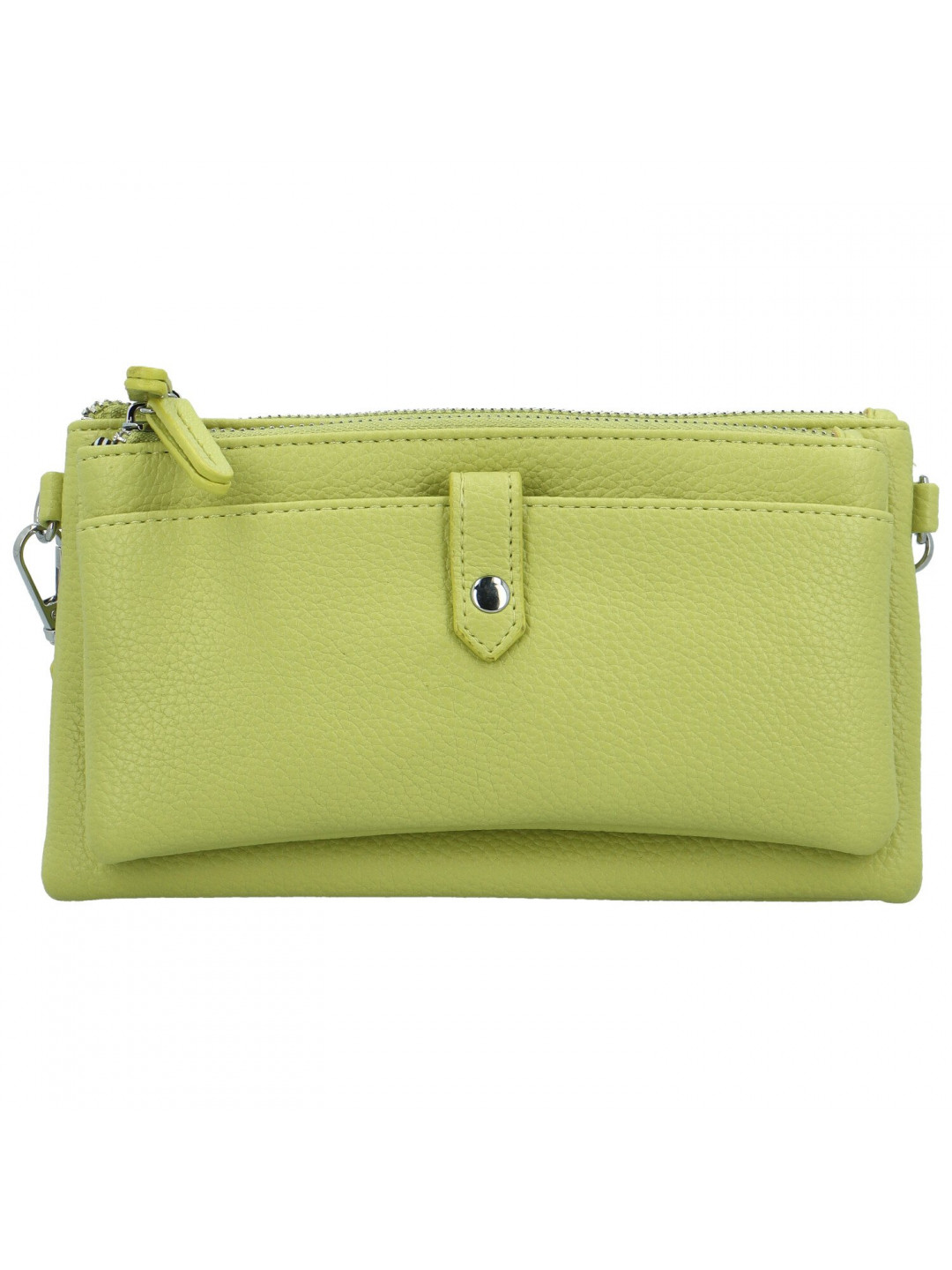 Stylová malá crossbody kabelka Perlla new světle zelená