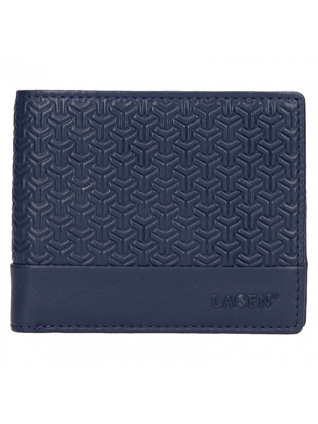 Pánská kožená peněženka Lagen Dalibors – modrá