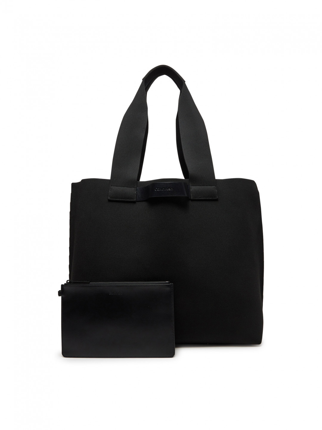 Calvin Klein Taška Ck Ease E W Tote Knit K50K512892 Černá