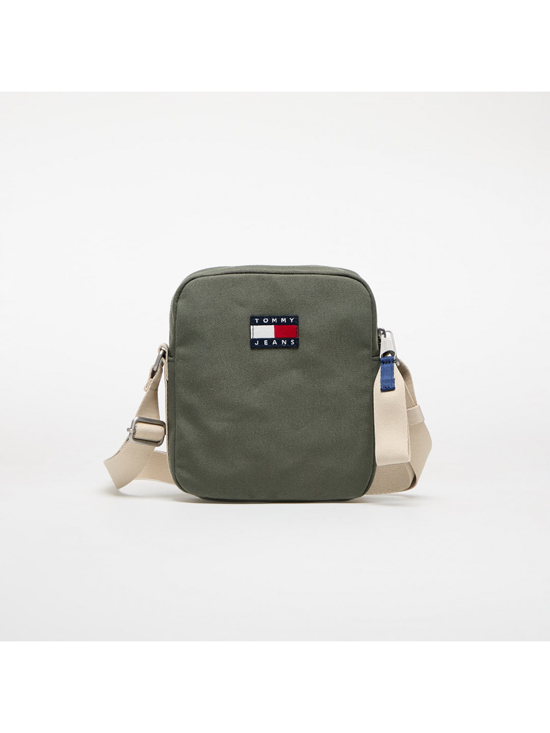 Taška Tommy Jeans Retro Cool Reporter Bag Green 2 l