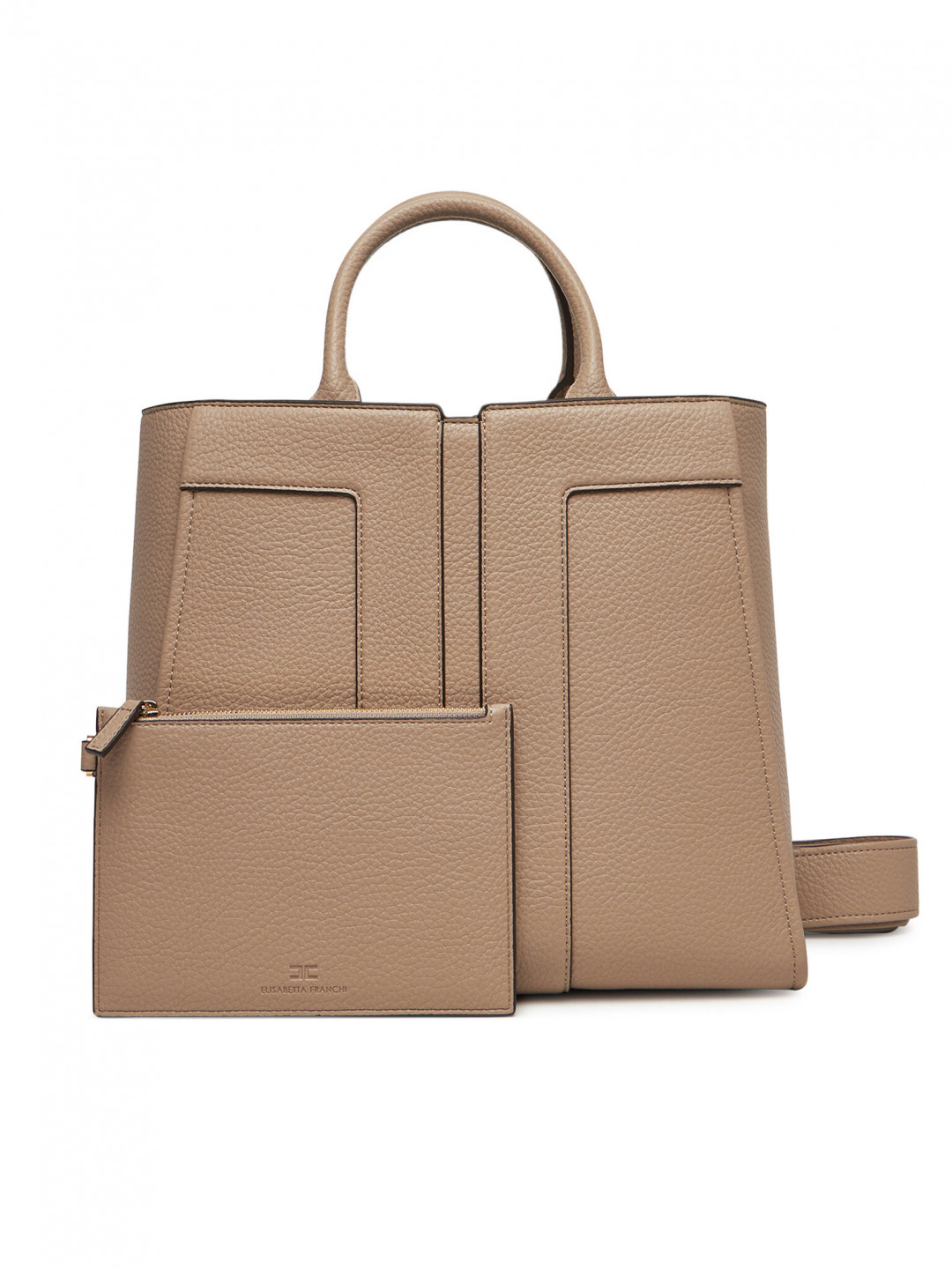 Elisabetta Franchi Kabelka BS-07A-51E2-V500 Béžová