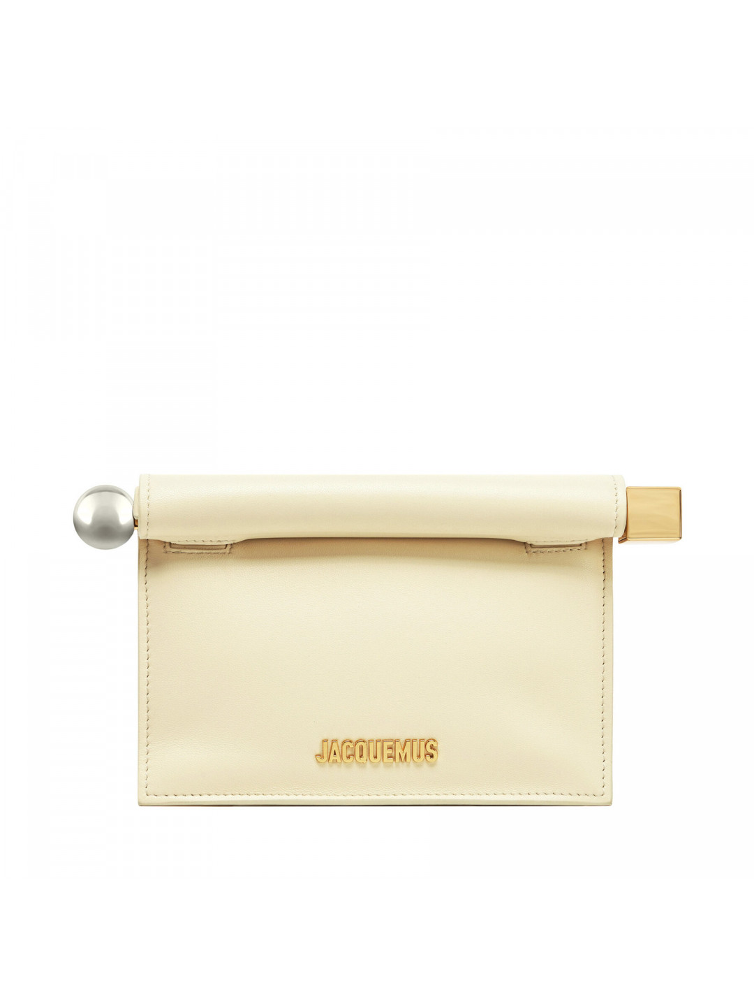 Kabelka JACQUEMUS La Petite Pochette Rond C 241BA392-3171 Écru