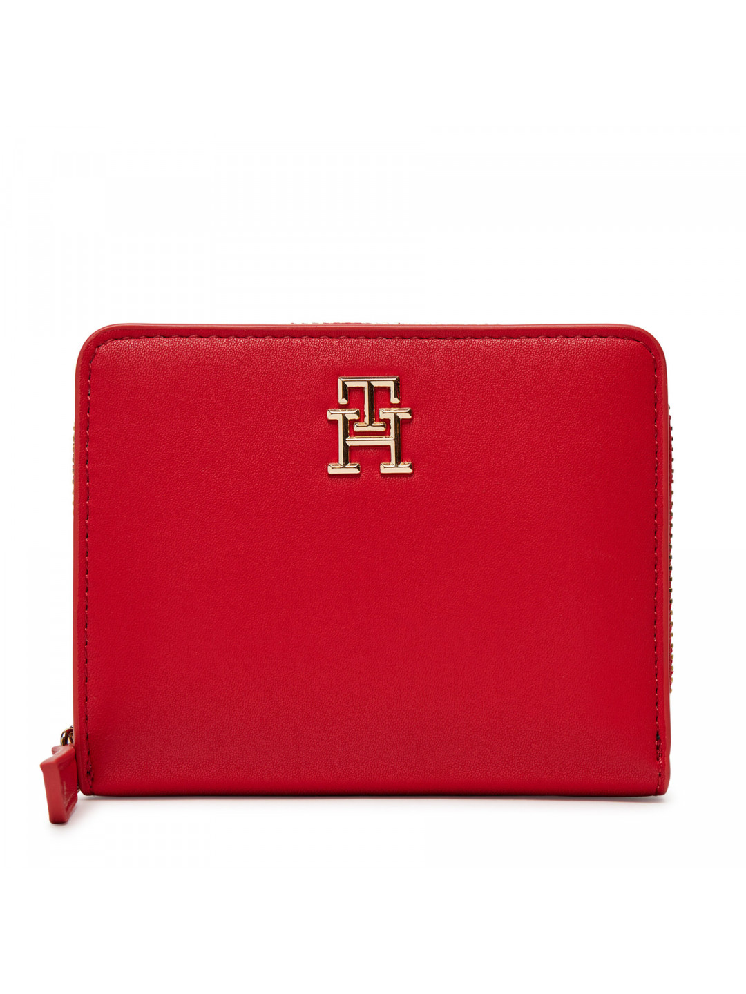 Malá dámská peněženka Tommy Hilfiger Th Logotape Med Za AW0AW17408 Červená