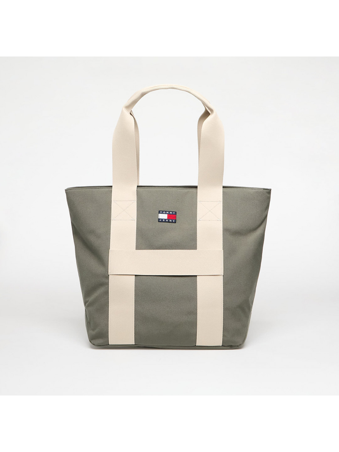Taška Tommy Jeans Retro Cool Tote Green 29 l