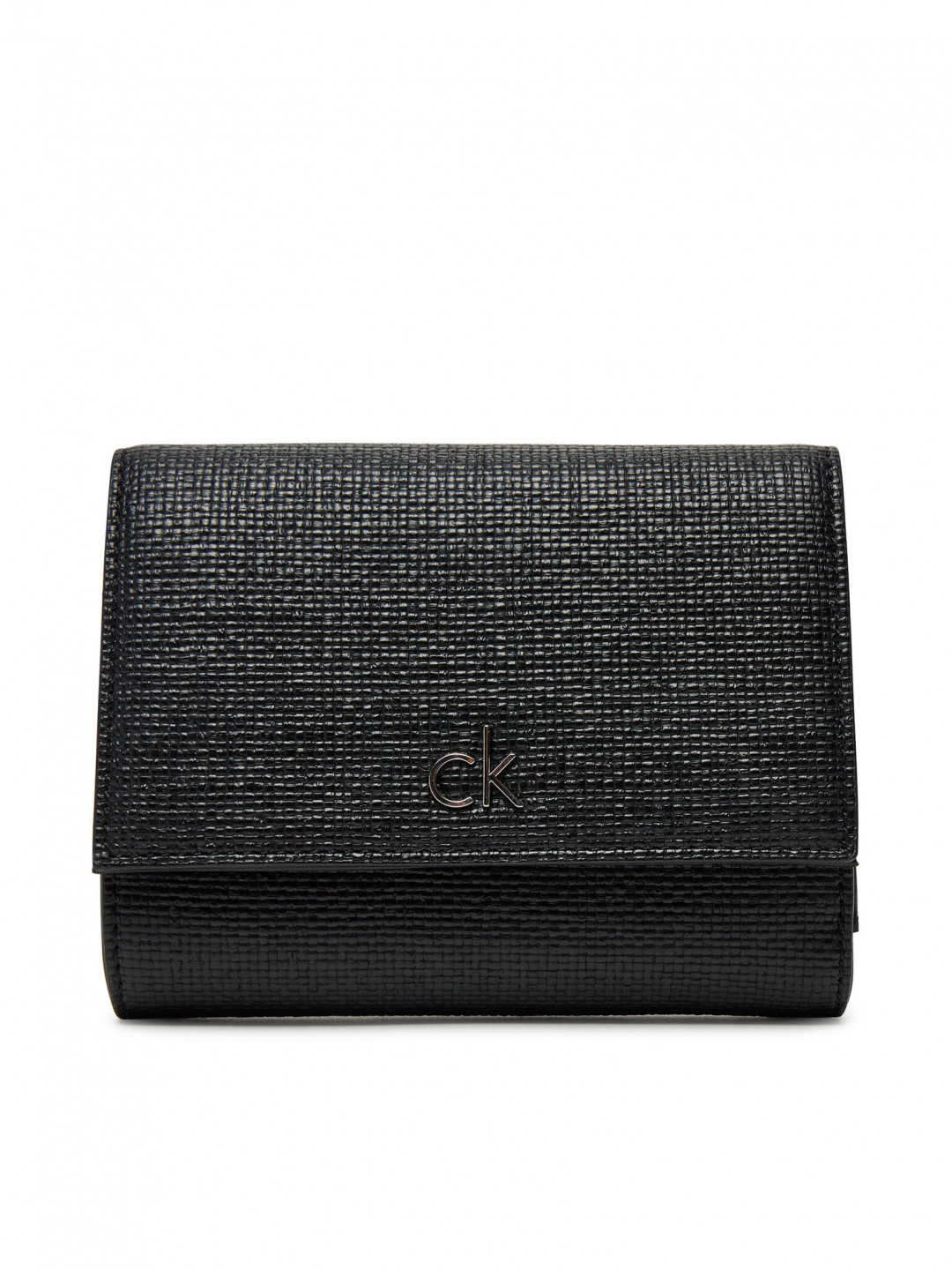 Calvin Klein Malá dámská peněženka Ck Daily Medium Trifold Tex K60K612945 Černá