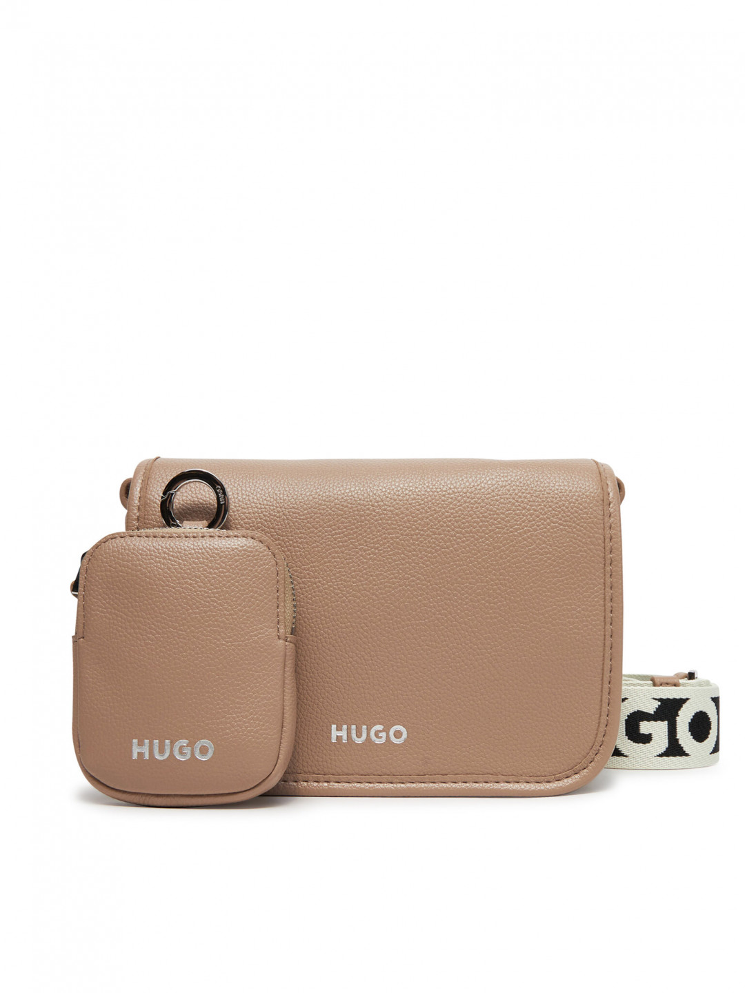 HUGO Kabelka Bel Crossbody Flap 50541869 Béžová
