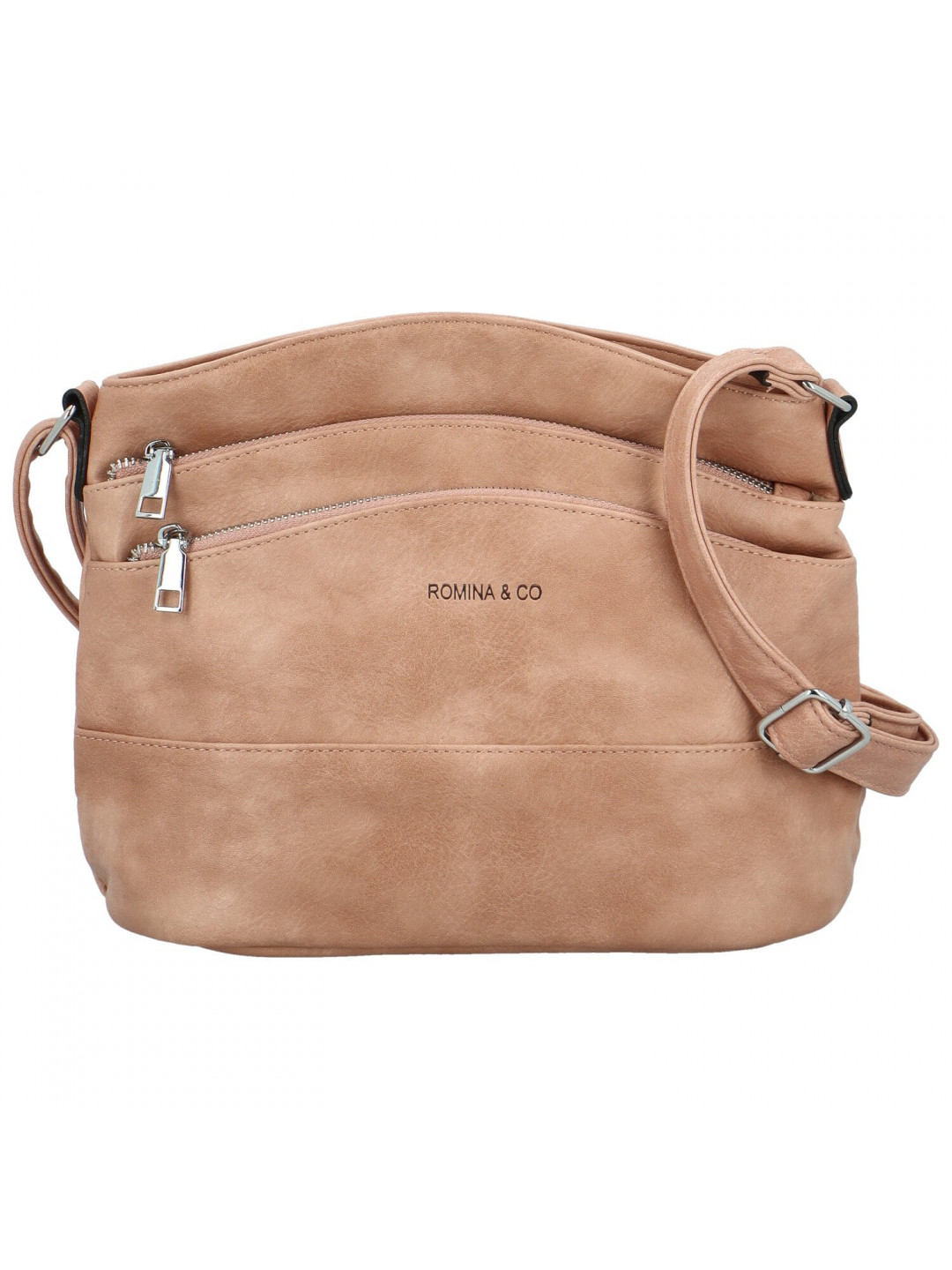 Dámská crossbody kabelka růžová – Romina & Co Bags Nerys