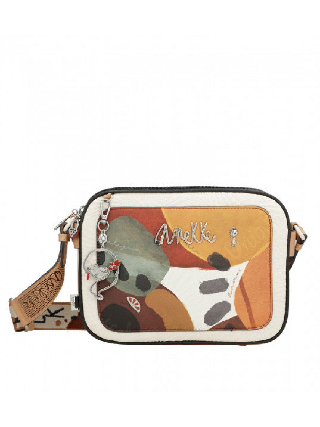 Anekke ležérní crossbody kabelka Alegría Dina hnědo-béžová