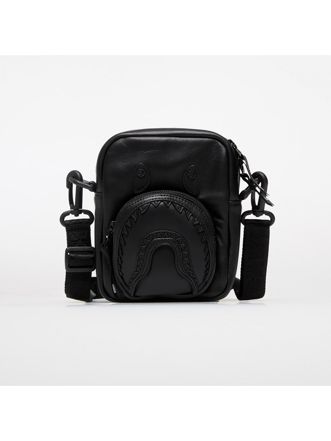 Taška A BATHING APE Shark Leather Mini Bag Black Universal