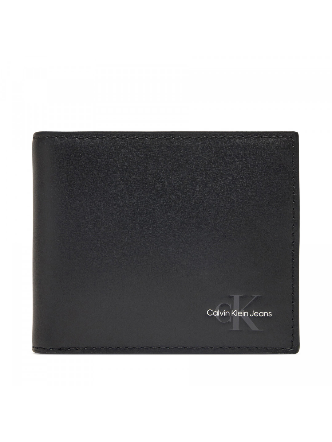 Pánská peněženka Calvin Klein Jeans Mono Logo Bifold W Coin LV04G1013G Černá