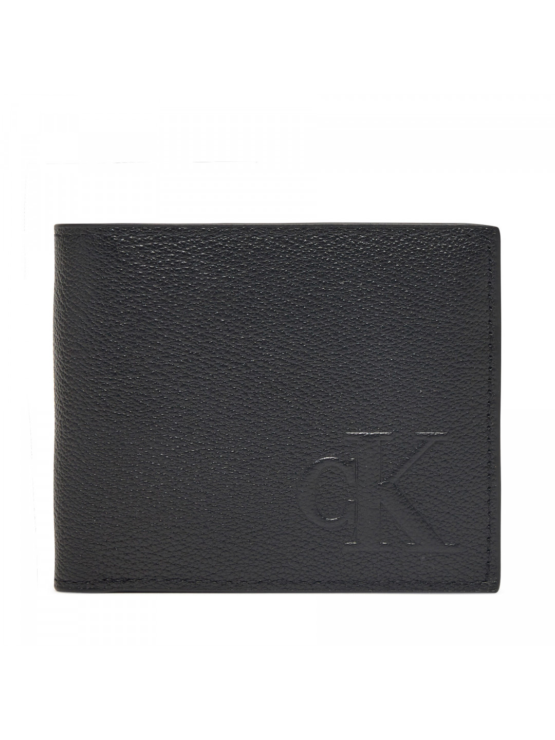 Pánská peněženka Calvin Klein Jeans Sculpted Impression Billfod Cc LV04G1022G Černá