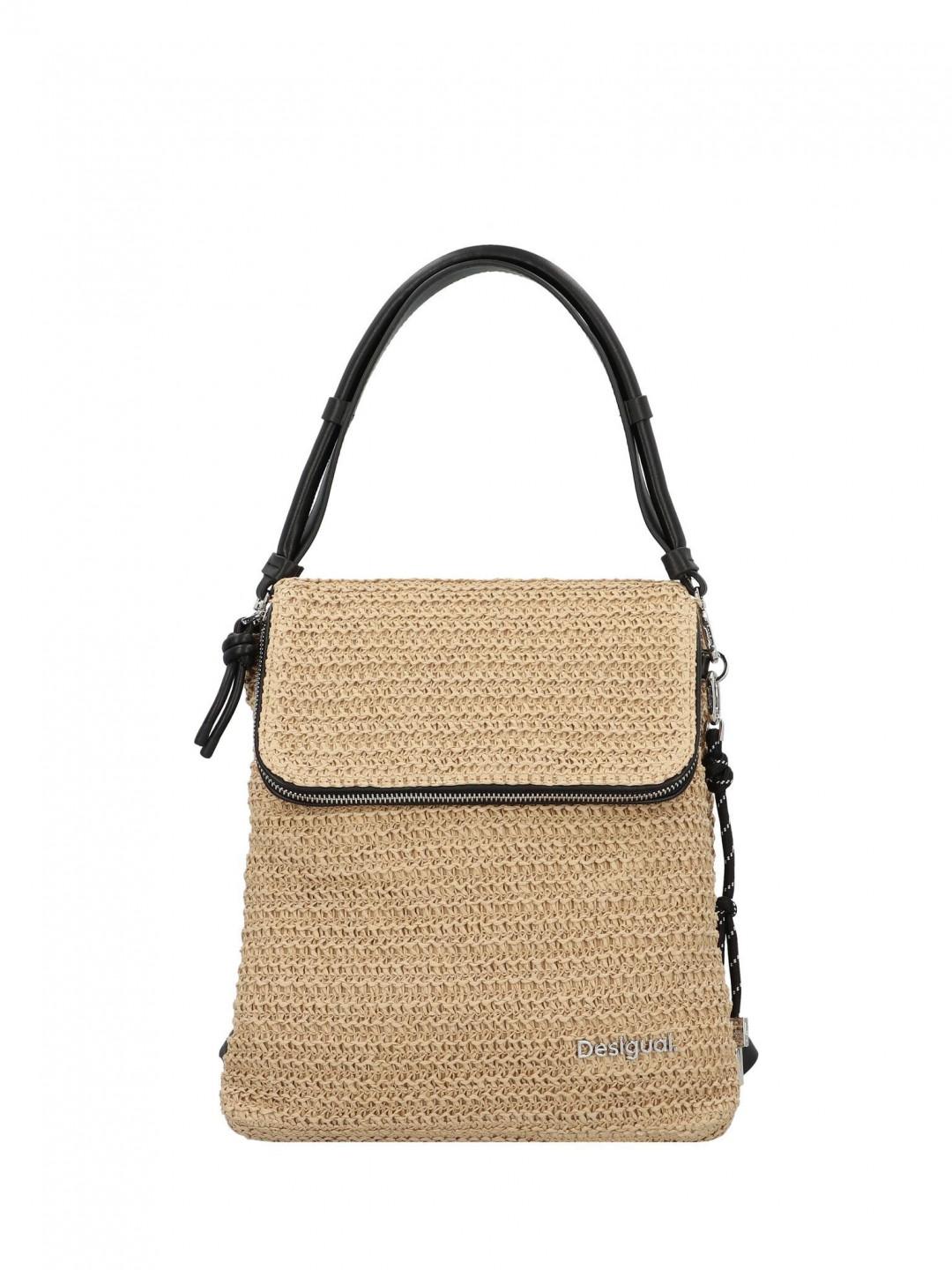 Desigual Batoh Raffia Hamption 25SAKO04 Béžová