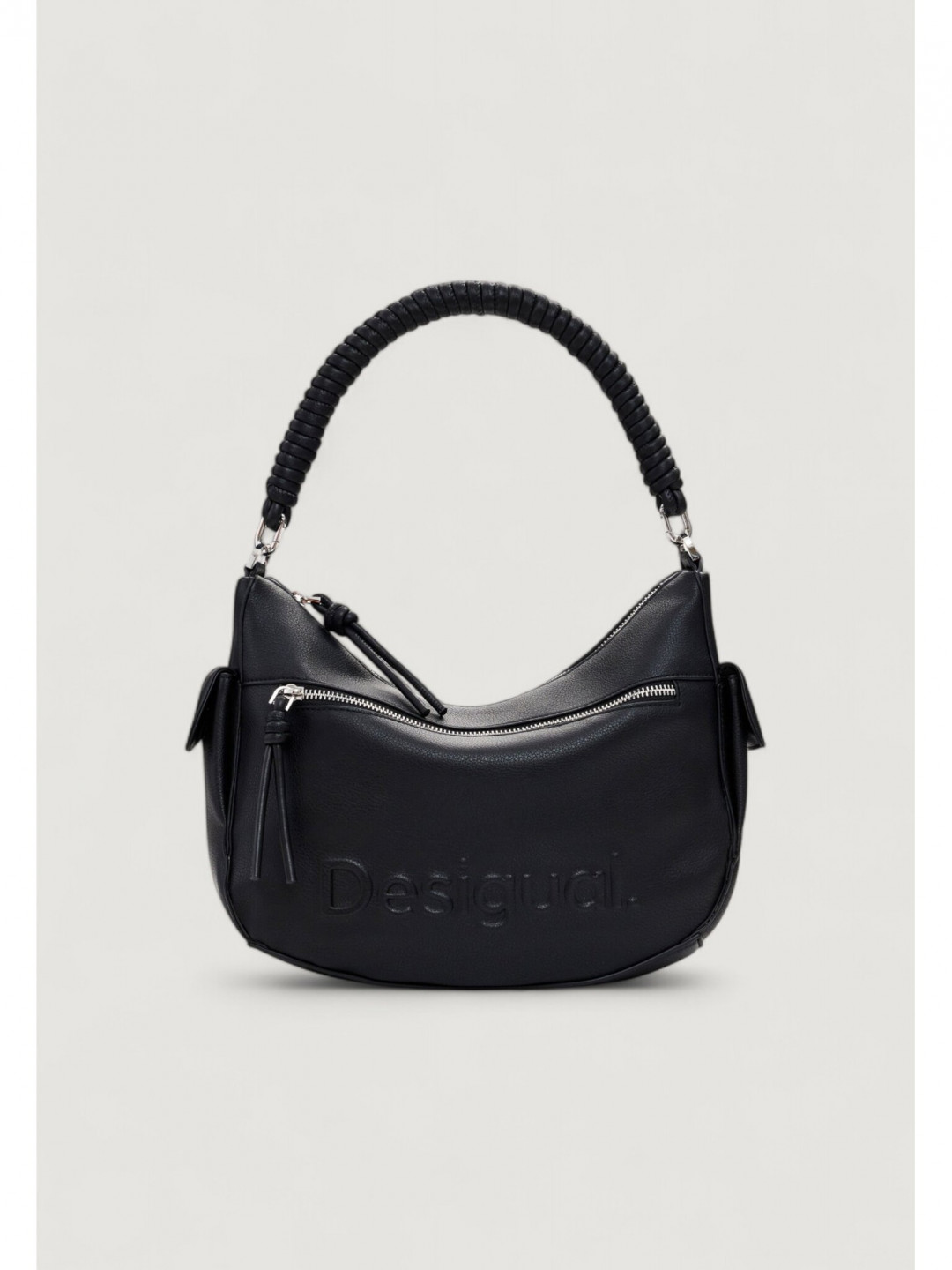 Desigual Taška BAG HALF ASTANA BLACK Černá